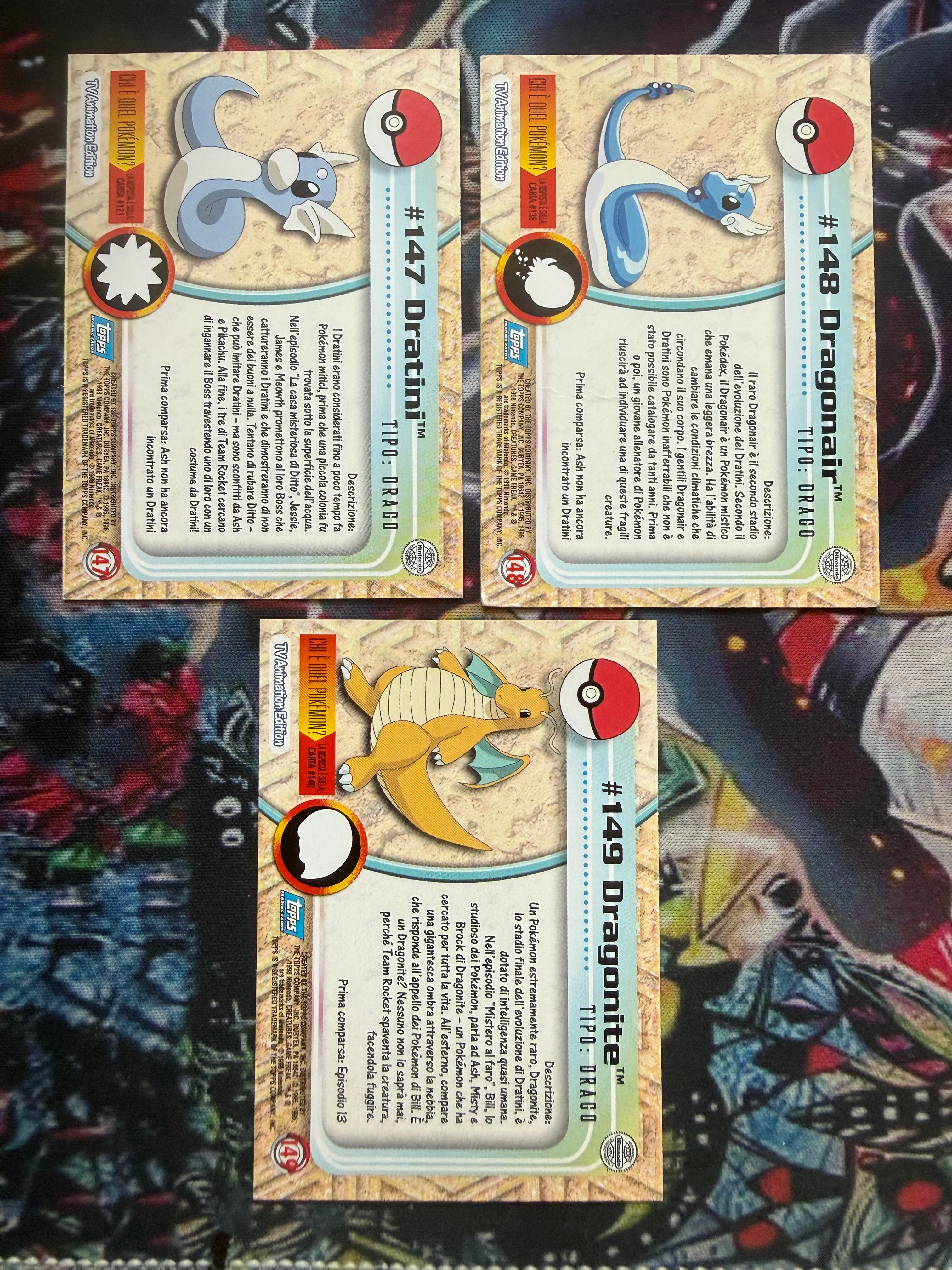 Tops Trio Dragonite – Carte Pokémon EX (Excellent)