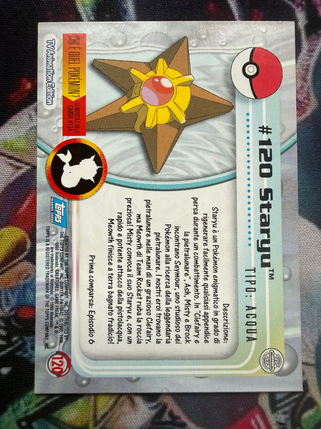 Tops Staryu Holo – Carta Pokémon EX (Excellent)