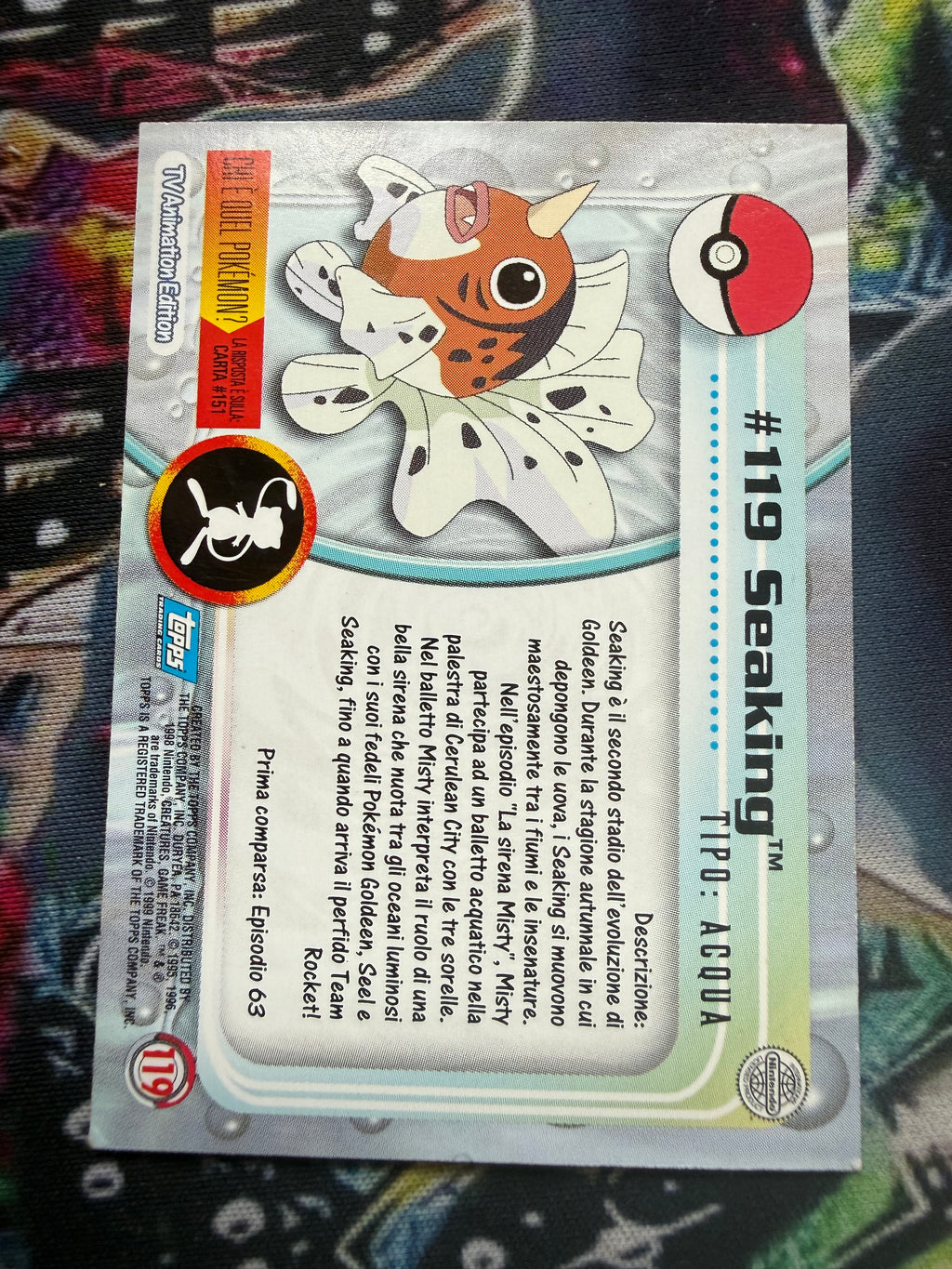 Tops Seaking Holo – Carta Pokémon EX (Excellent)