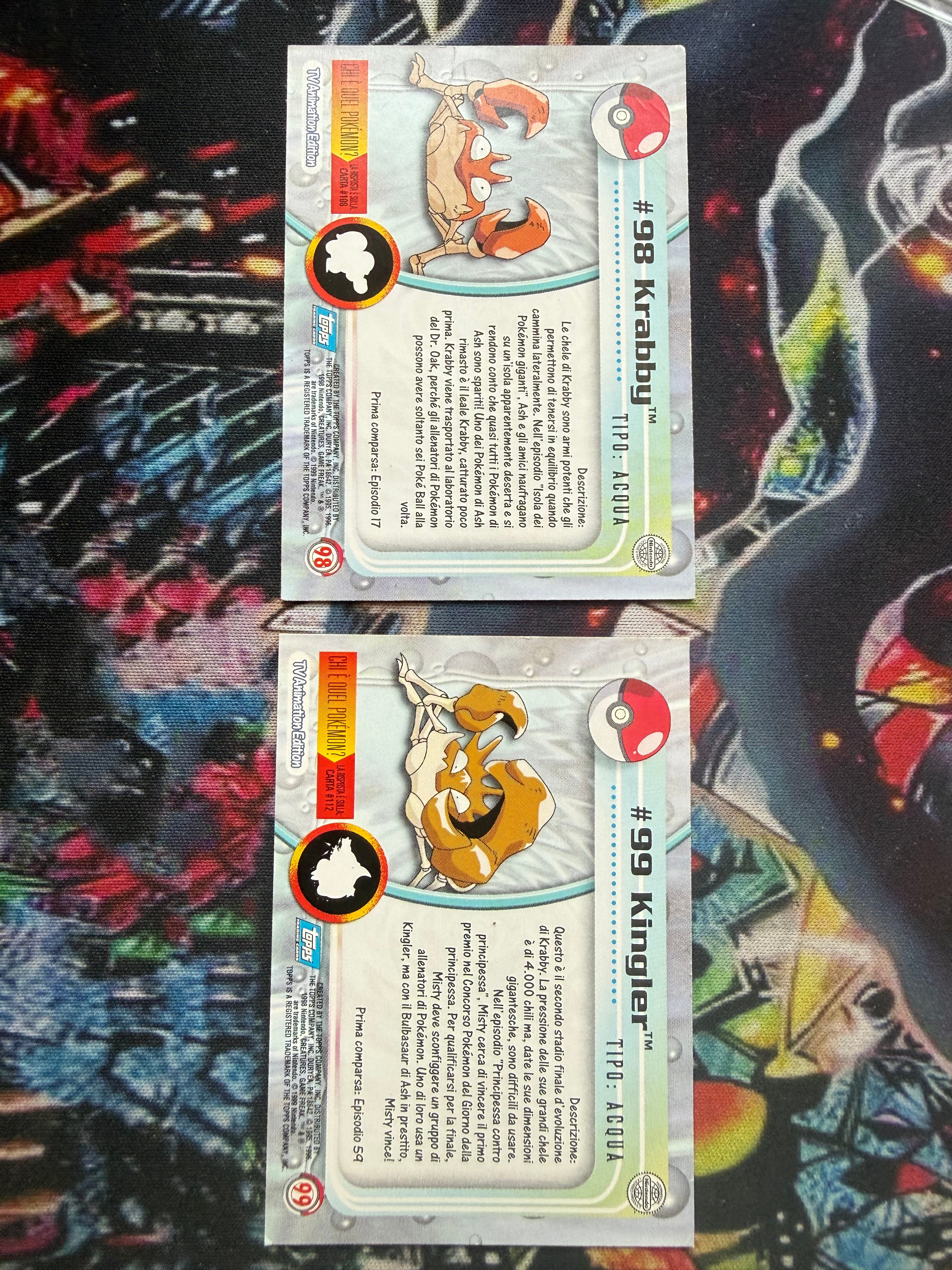 Tops Duo Kingler – Carta Pokémon EX (Excellent)
