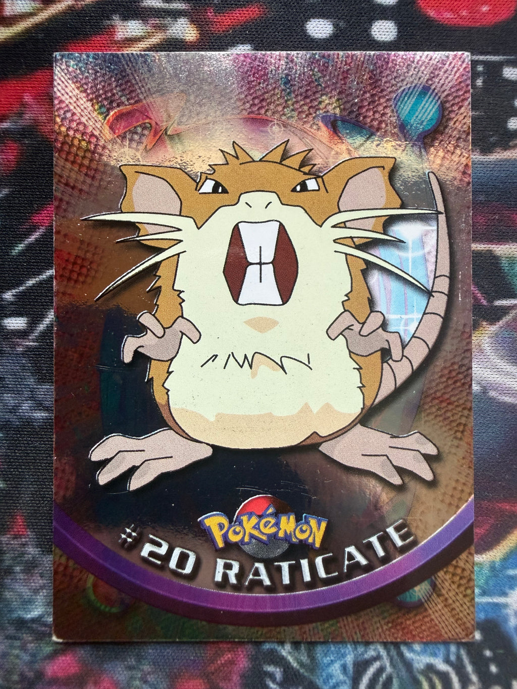Tops Raticate Holo - Condizione EX