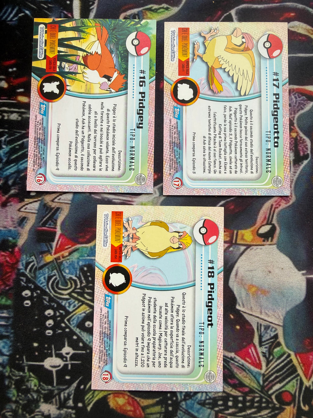 Tops Trio Pidgeot | EX | No Holo