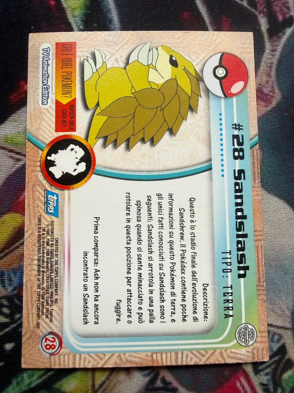 Tops Sandslash | Good | Holo