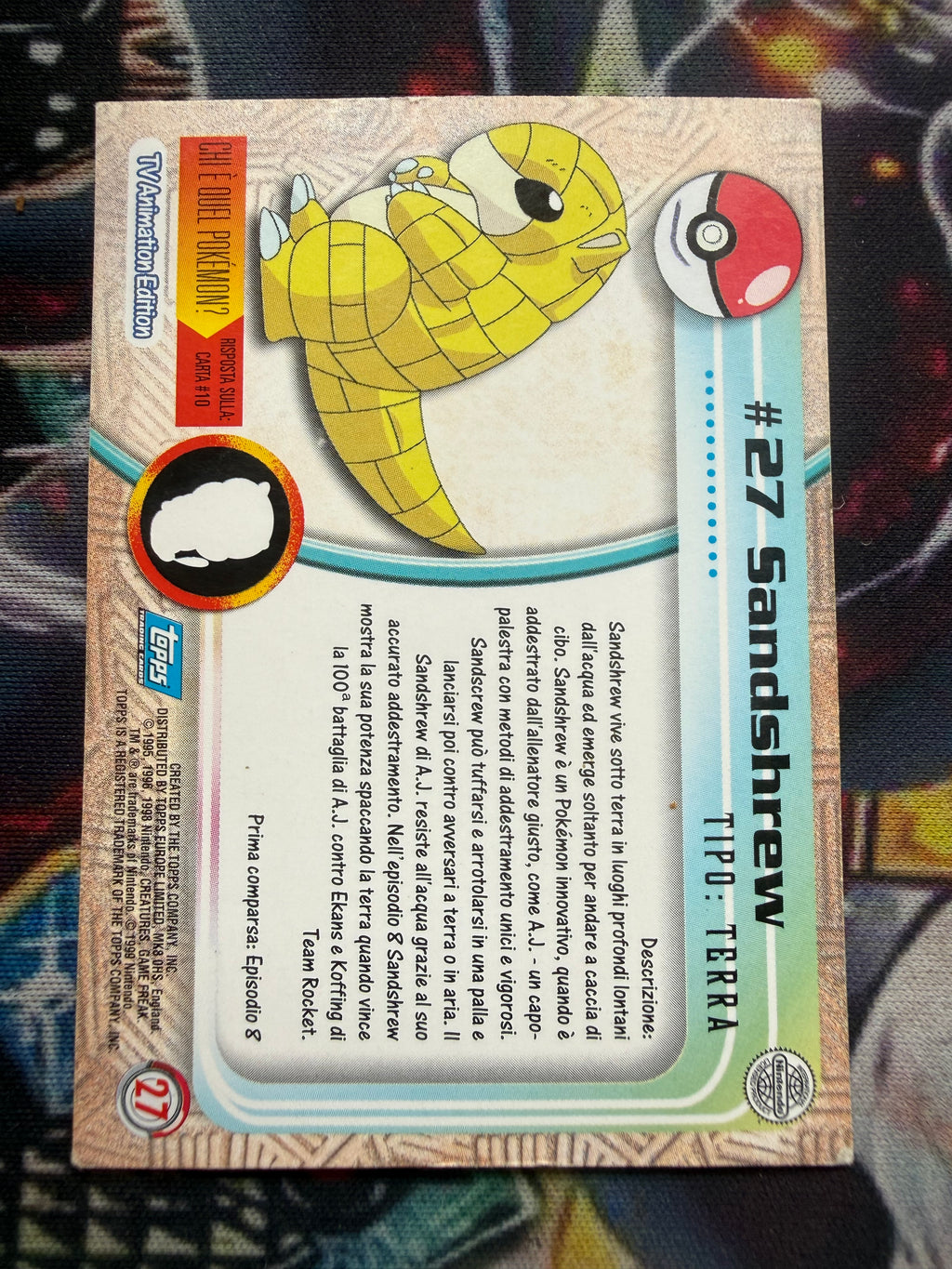 Tops Sandshrew | EX | No Holo
