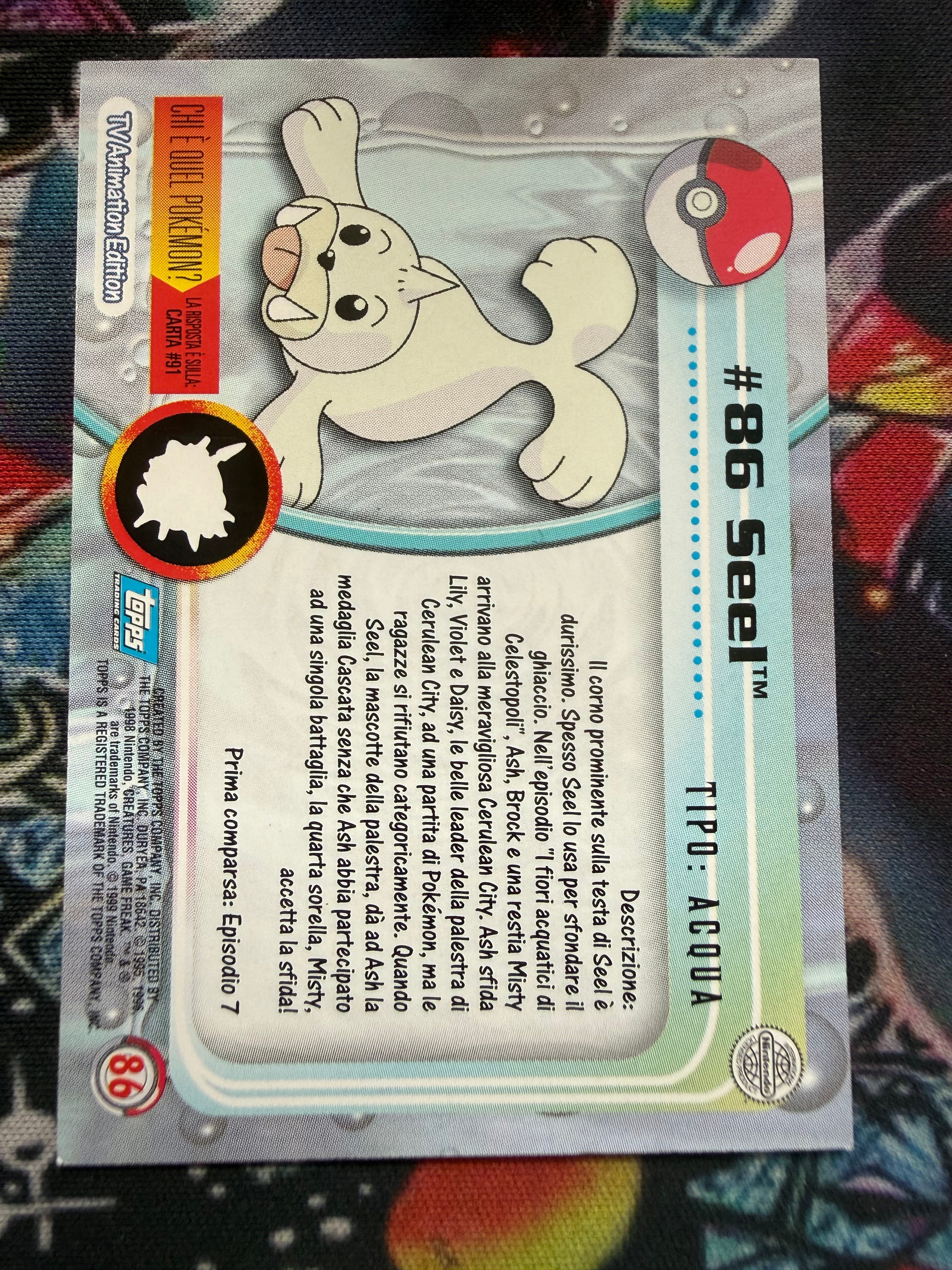 Tops Seel holo | EX | Holo