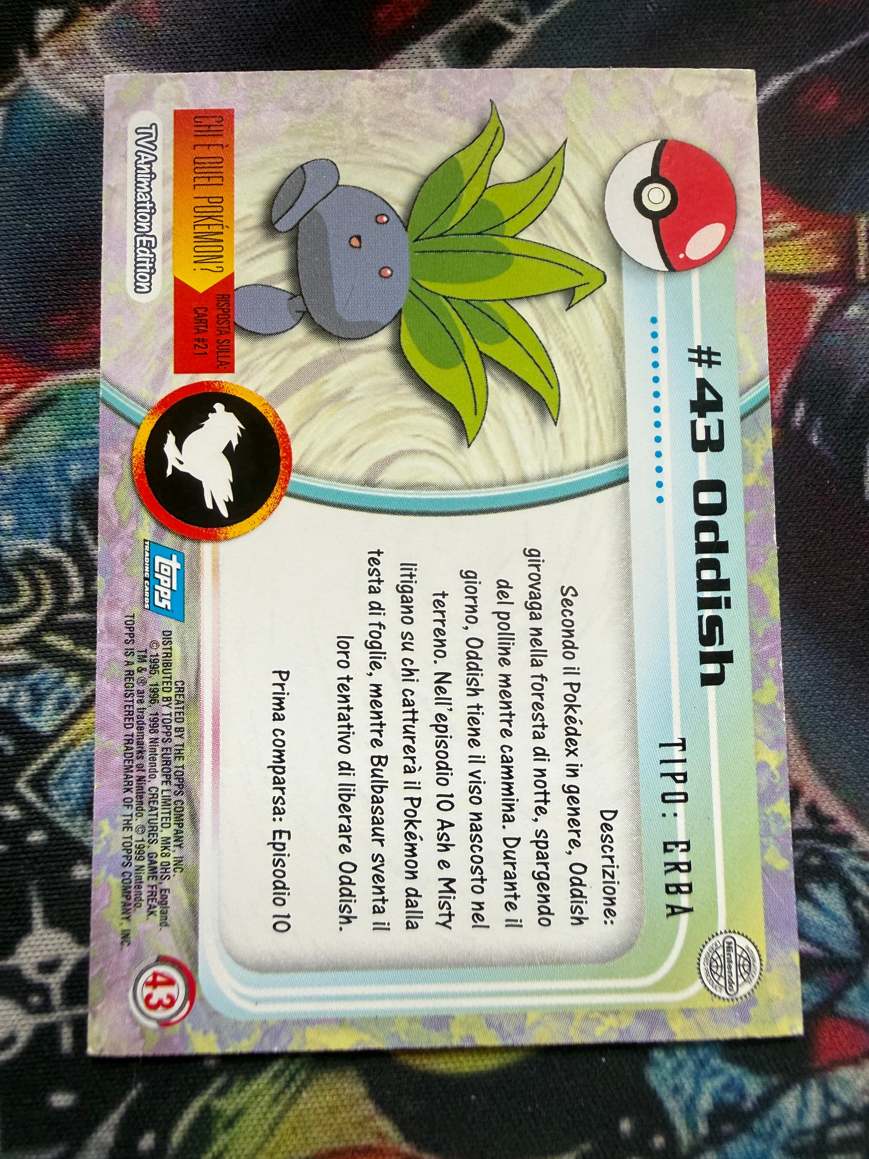 Tops Oddish holo | EX | Holo