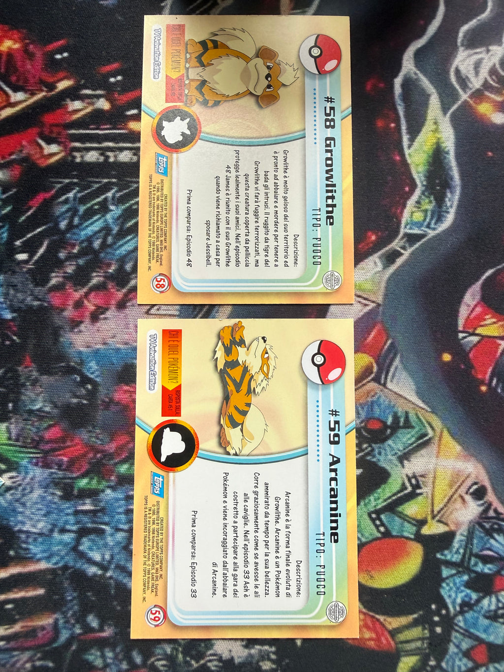Top duo Arcanine EX No Holo
