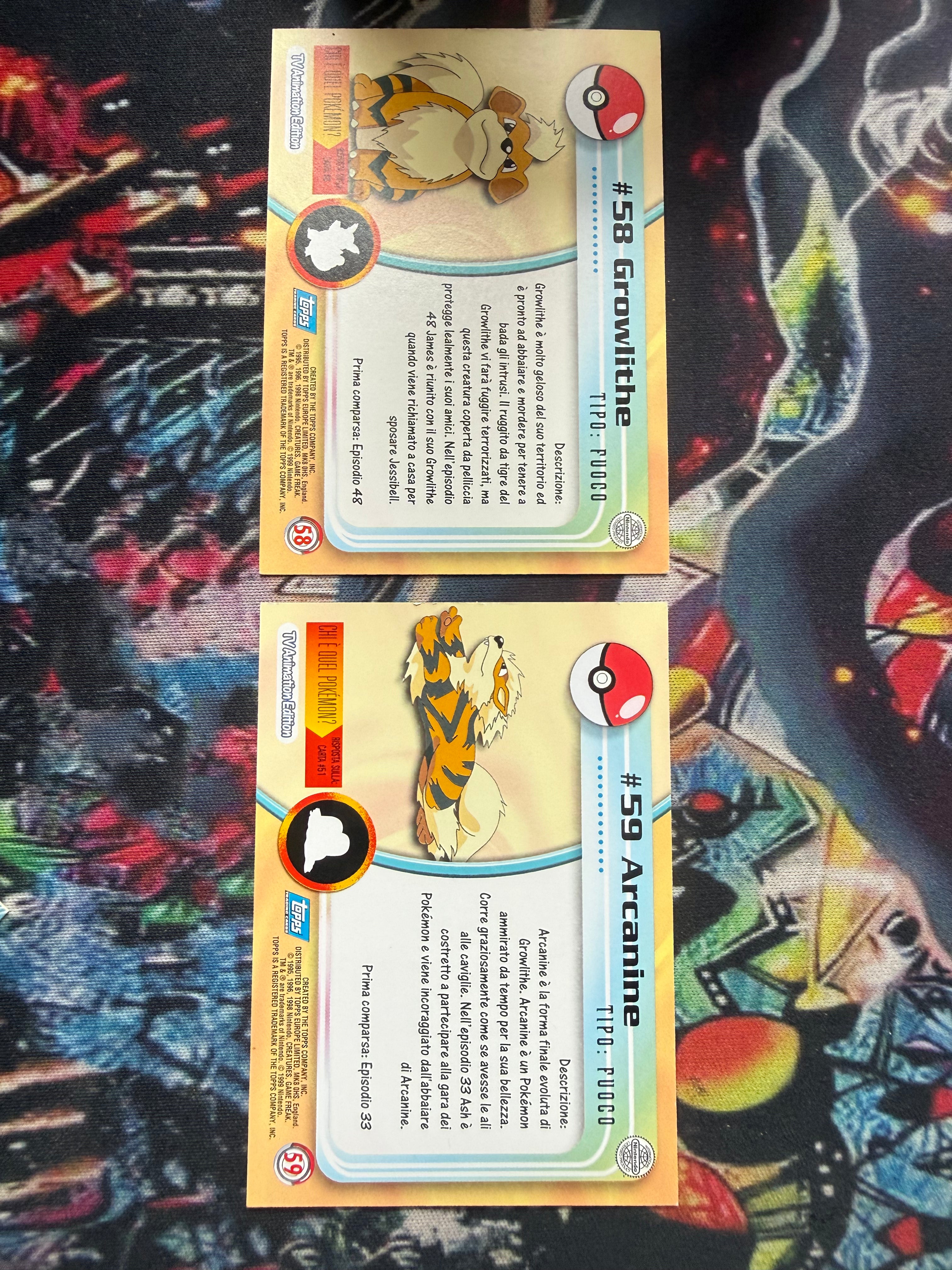Top duo Arcanine EX No Holo