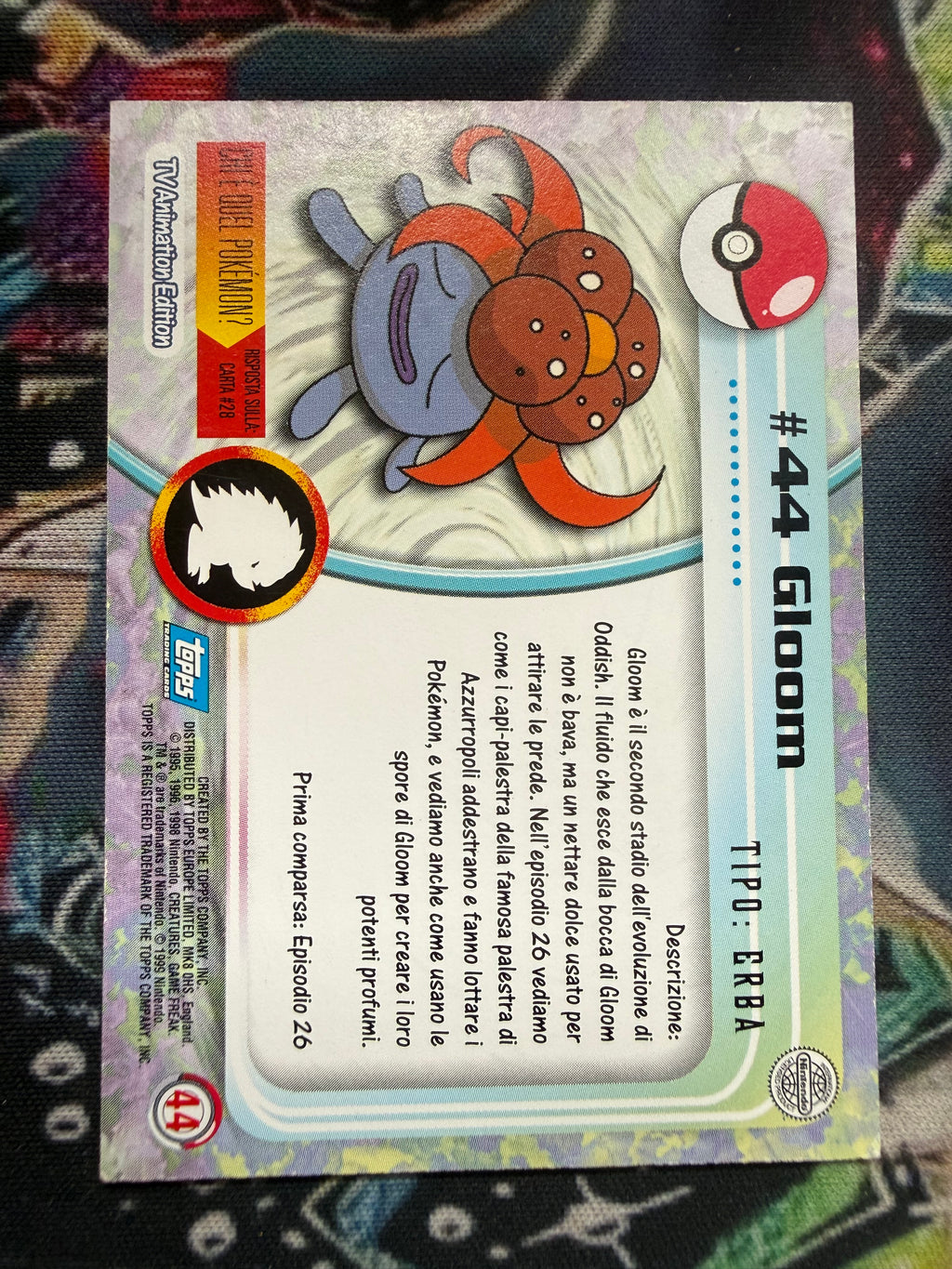 Tops Gloom Holo - EX (Excellent)