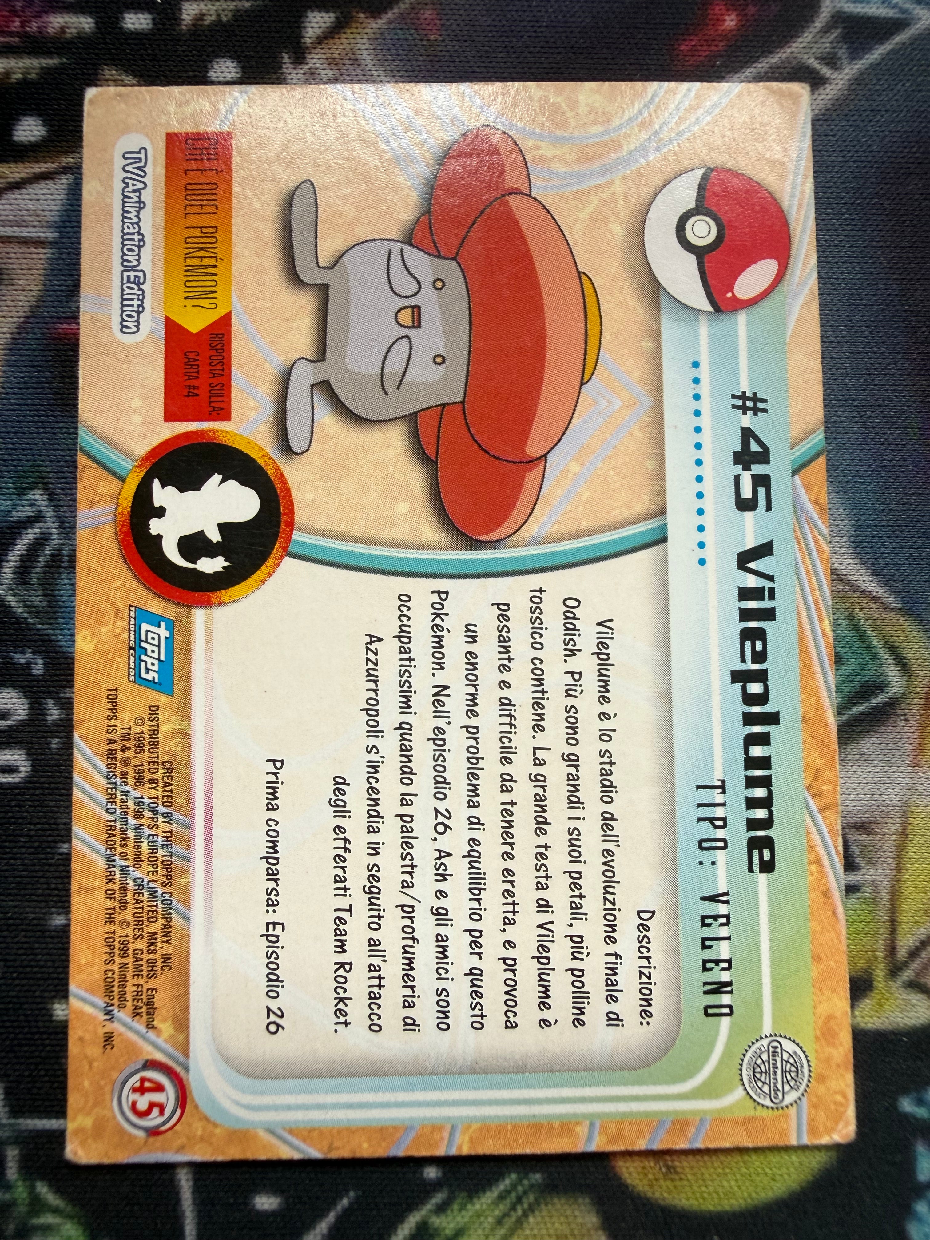 Tops Vileplume Holo - EX (Excellent)