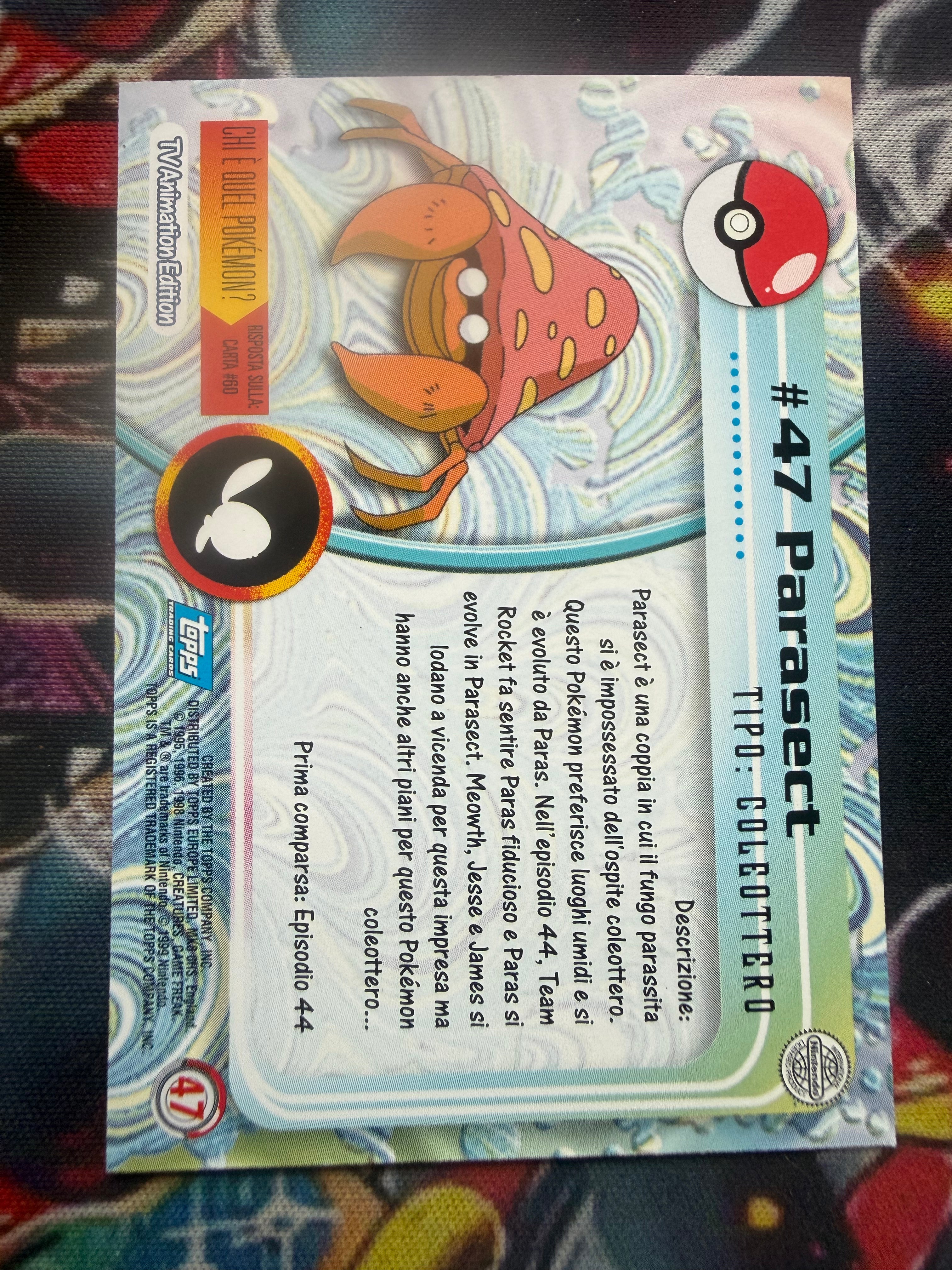 Tops Parasect Holo - EX (Excellent)