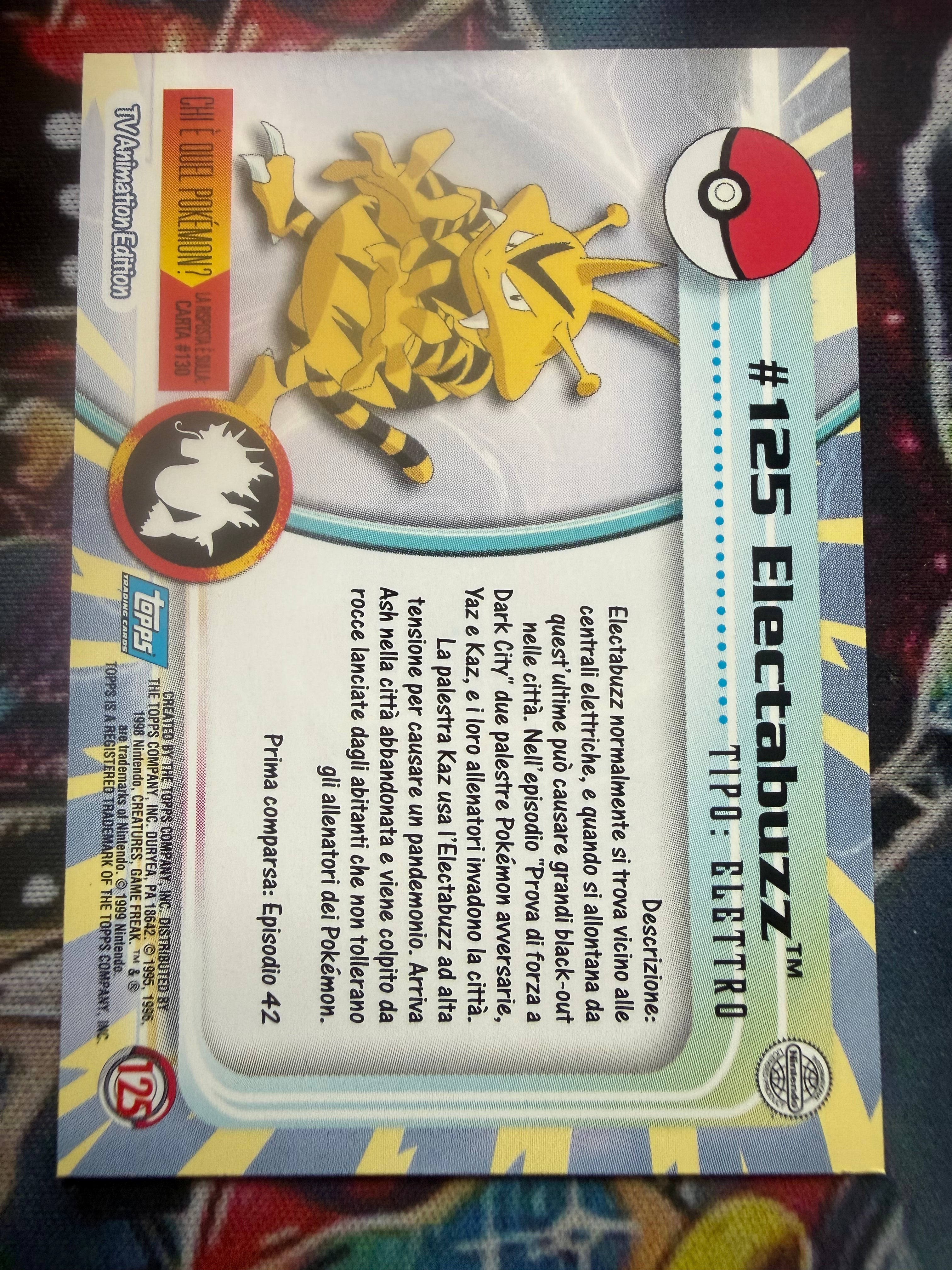 Tops Electabuzz No Holo - EX (Excellent)