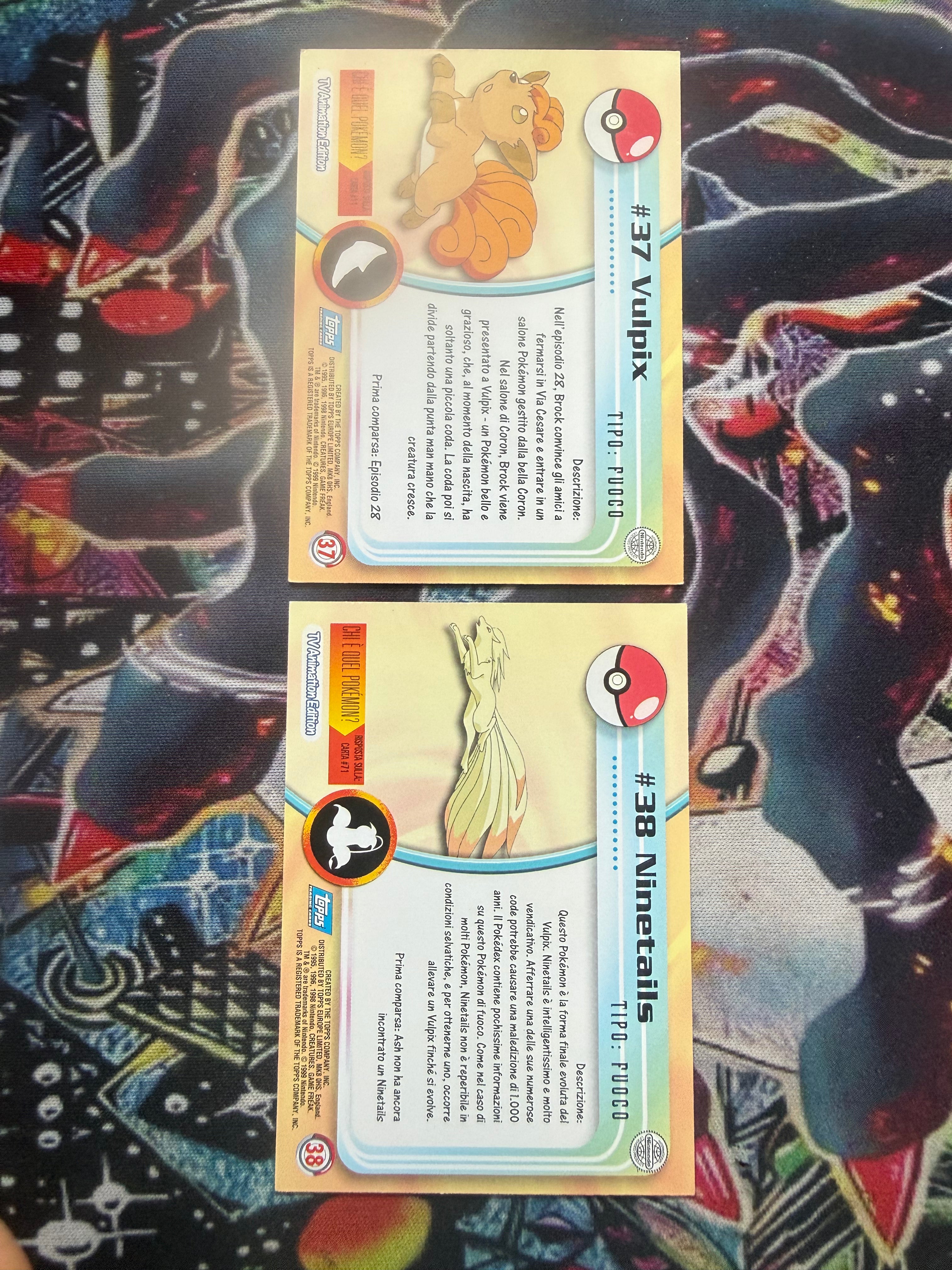Tops Ninetales No Holo - EX (Excellent)