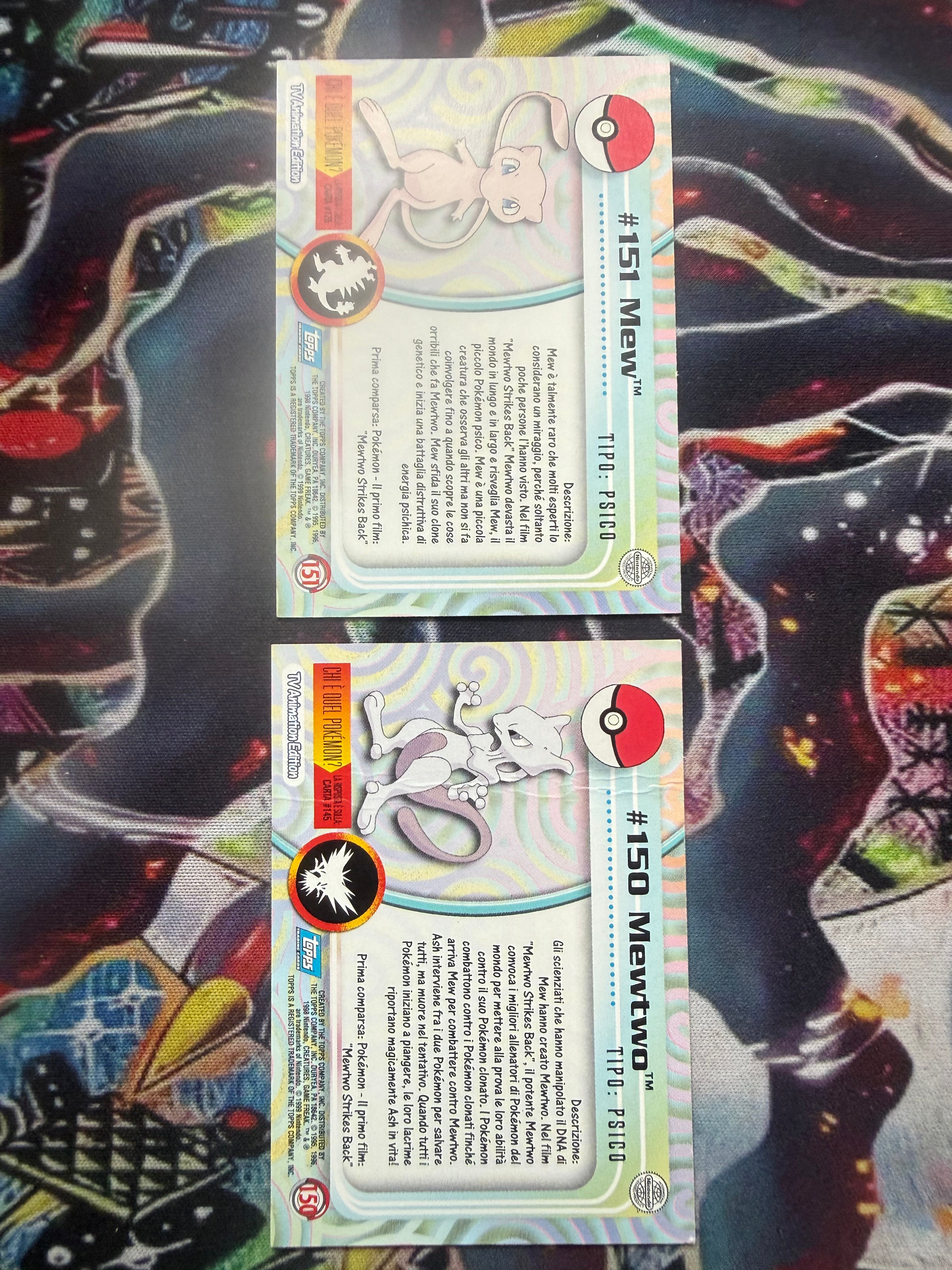 Tops Mewtwo No Holo - EX (Excellent)