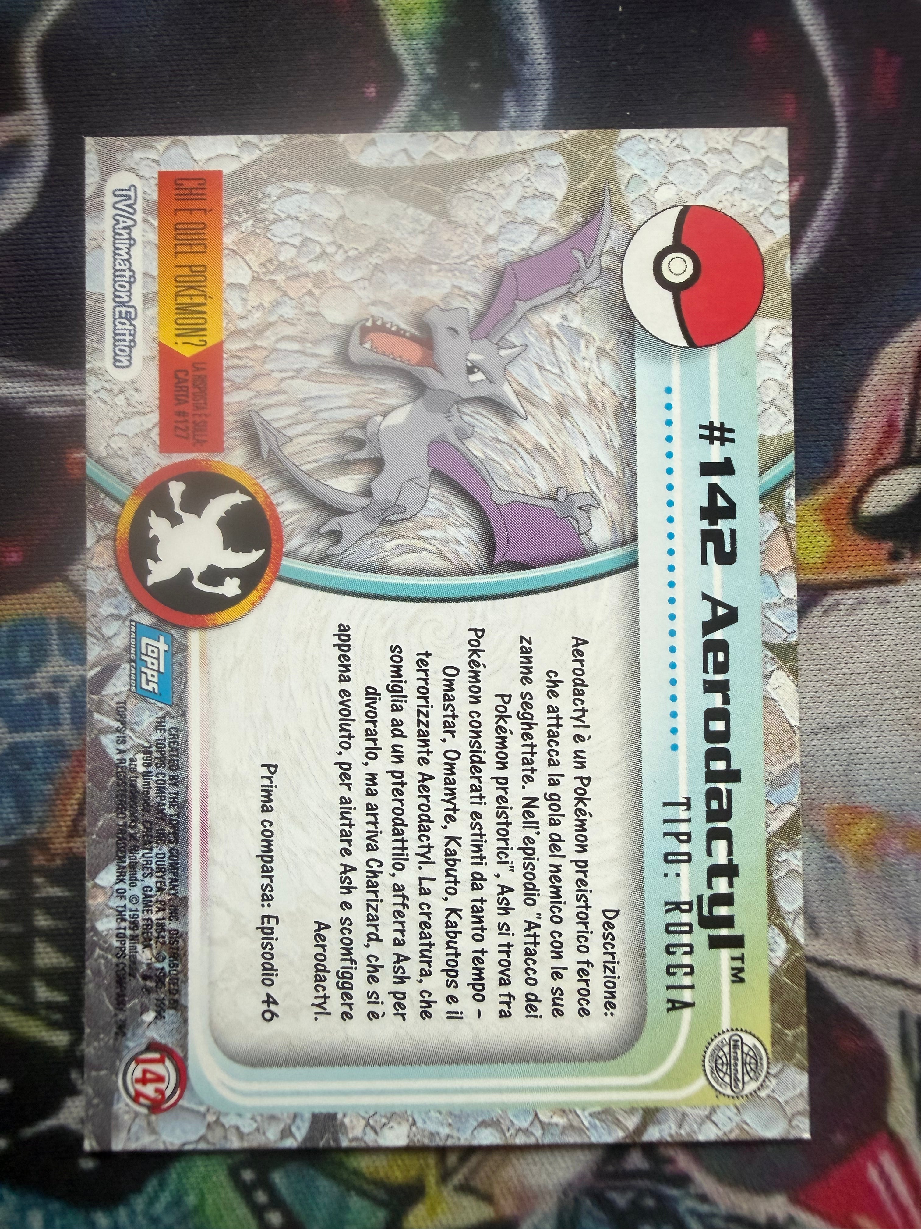 Tops Aerodactyl No Holo - EX (Excellent)