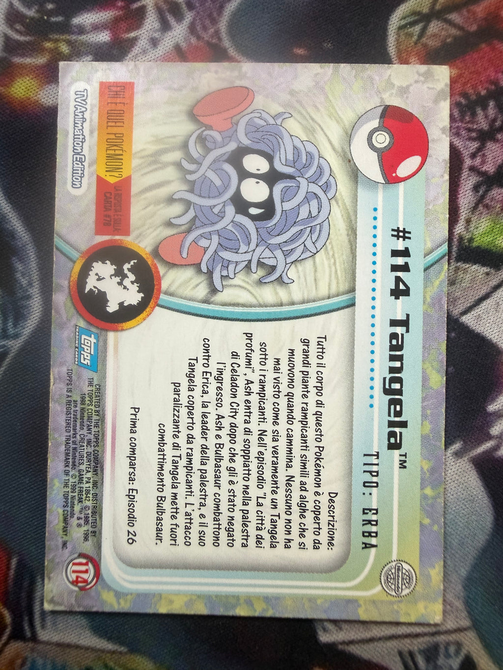 Tops Tangela No Holo - EX (Excellent)
