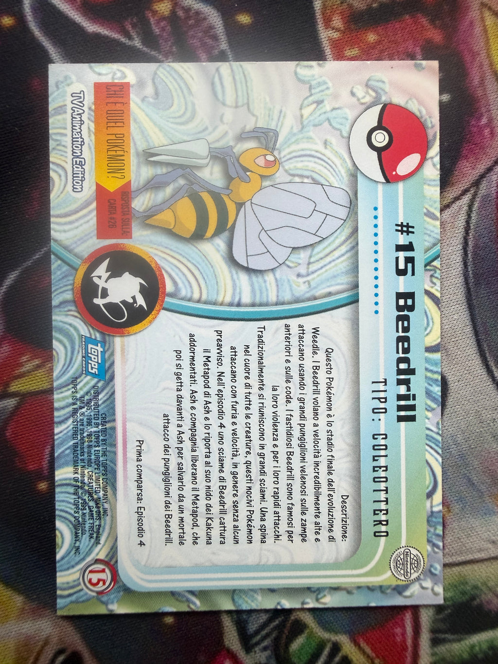 Tops Beedrill No Holo - EX (Excellent)