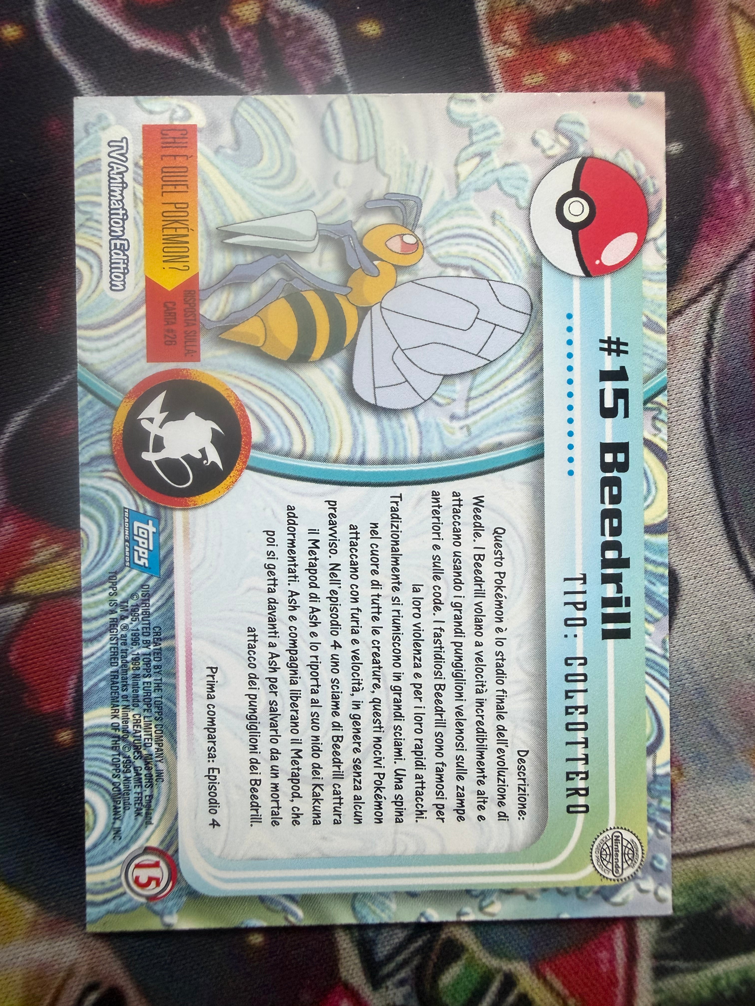 Tops Beedrill No Holo - EX (Excellent)