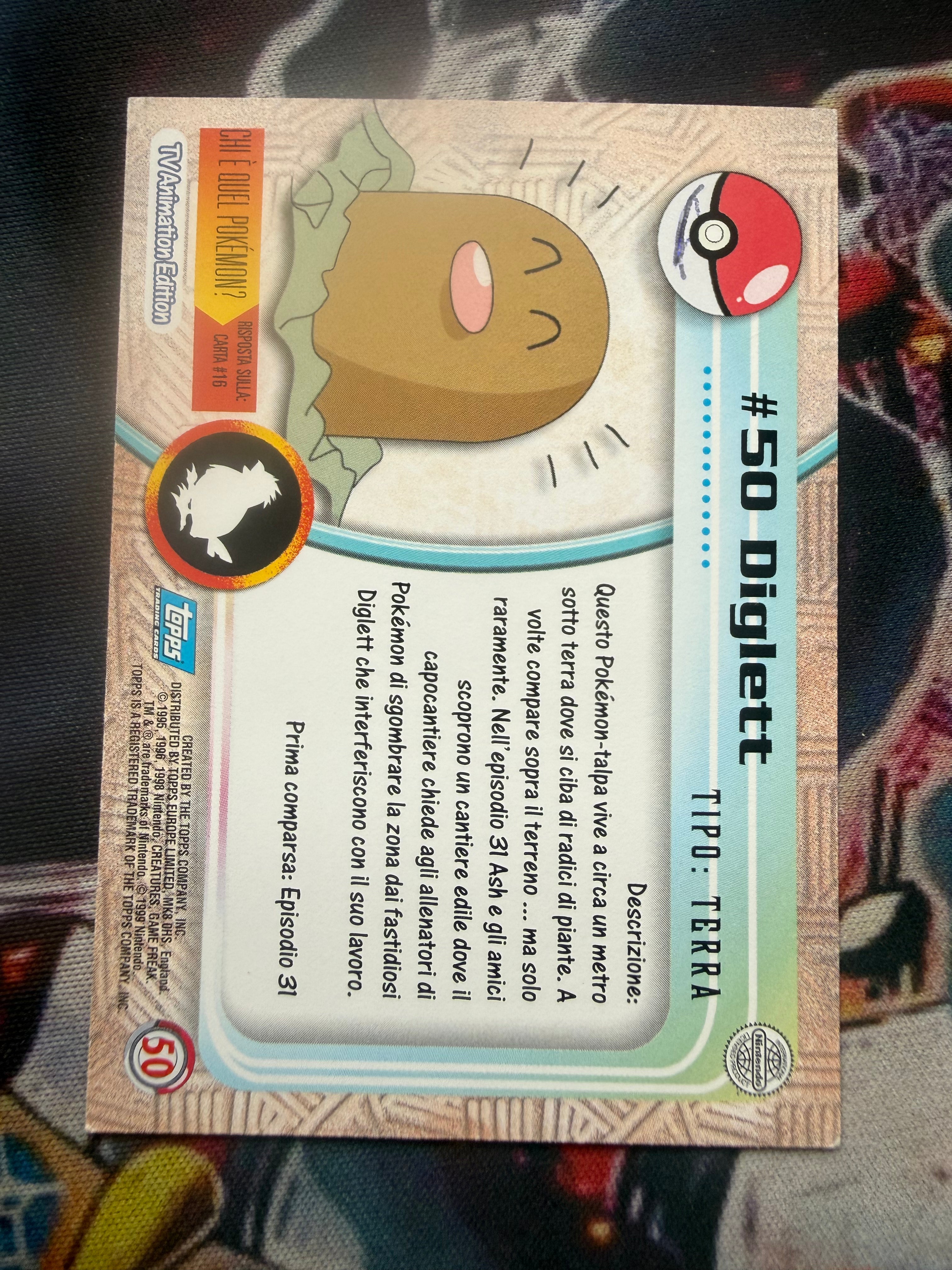 Tops Diglett No Holo - EX (Excellent)