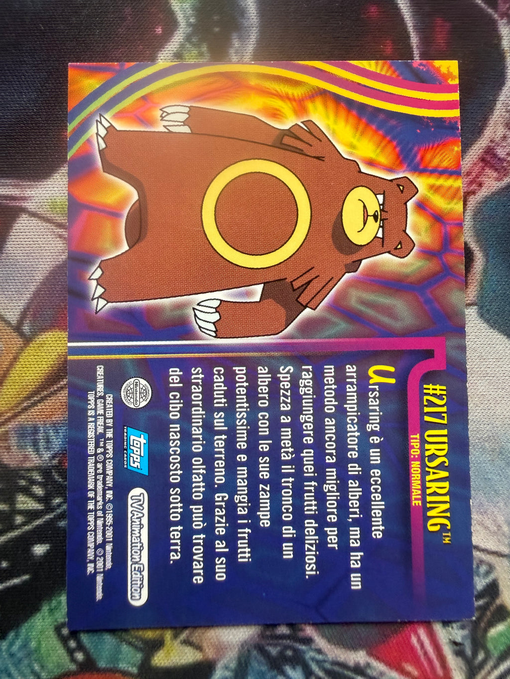 Tops Ursaring No Holo - EX (Excellent)