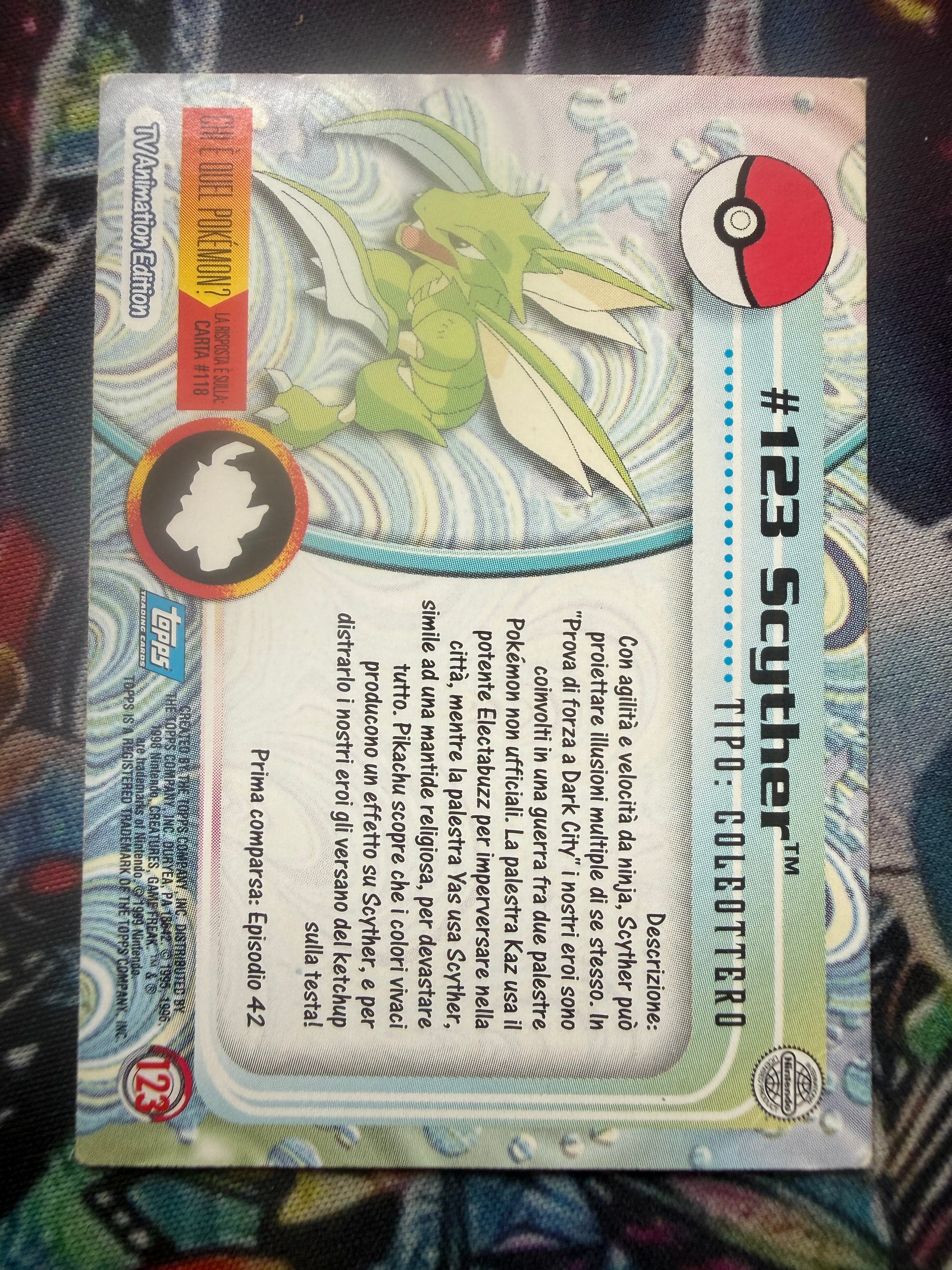 Tops Scyther No Holo - EX (Excellent)