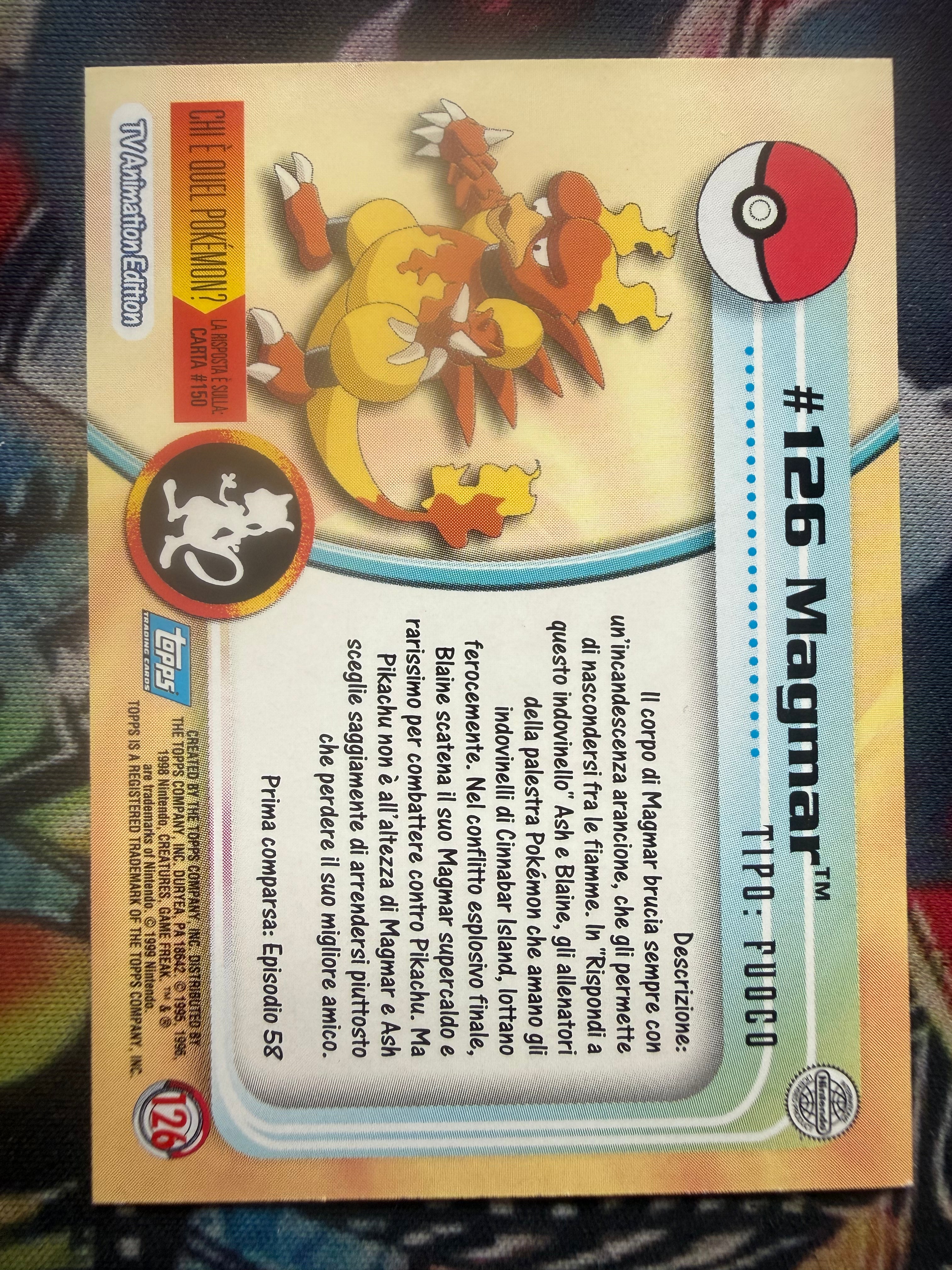 Tops Magmar No Holo - EX (Excellent)