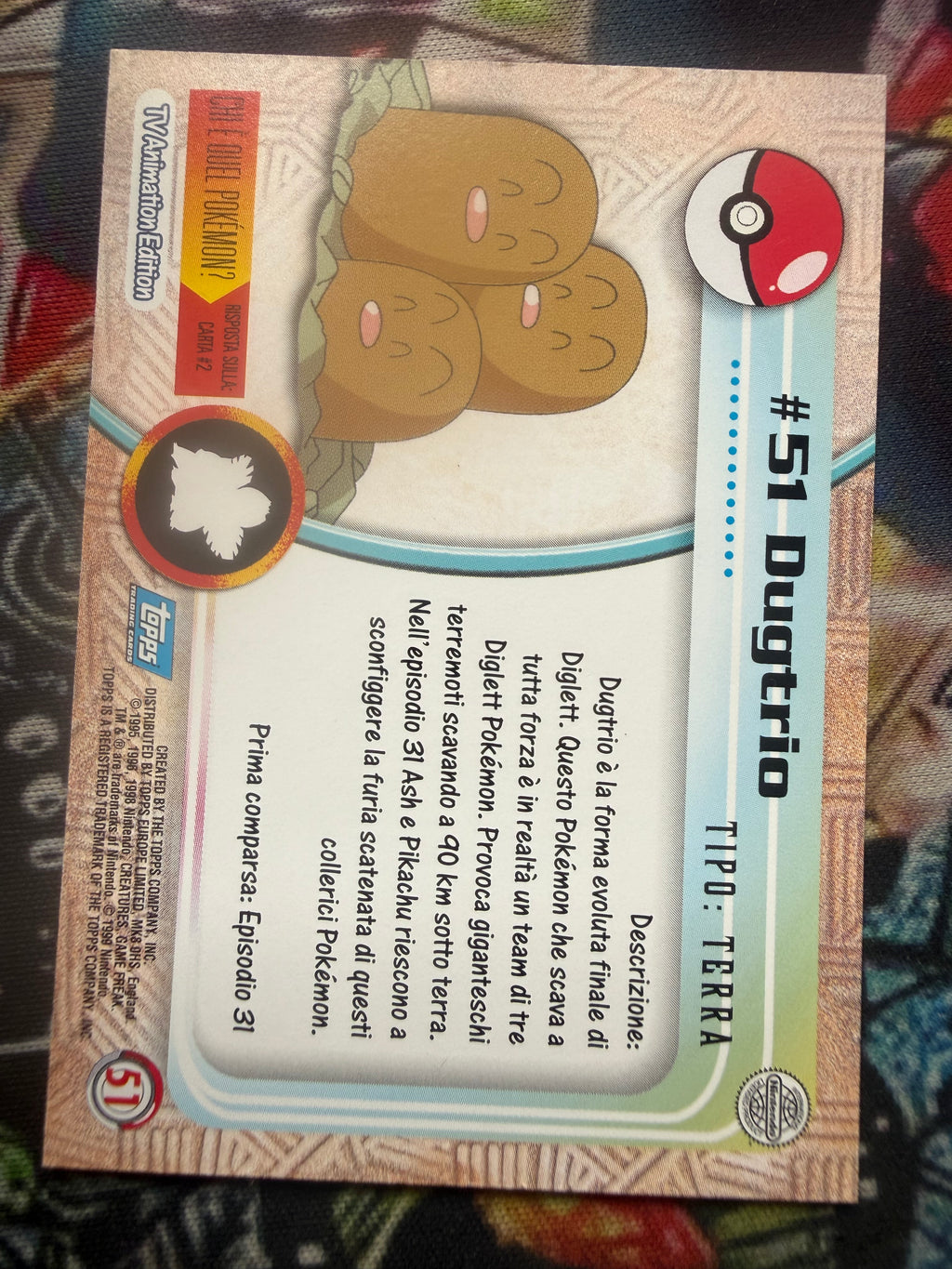 Tops Dugtrio No Holo - EX (Excellent)