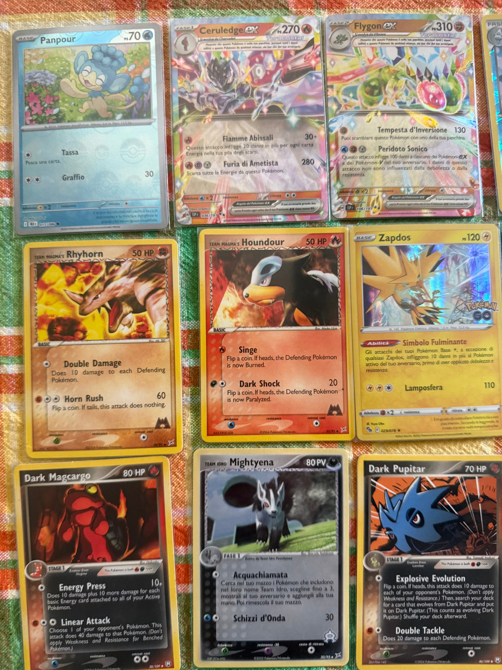 Lotto Pokémon 3 – 34 Carte Dark Magcargo EX/NM