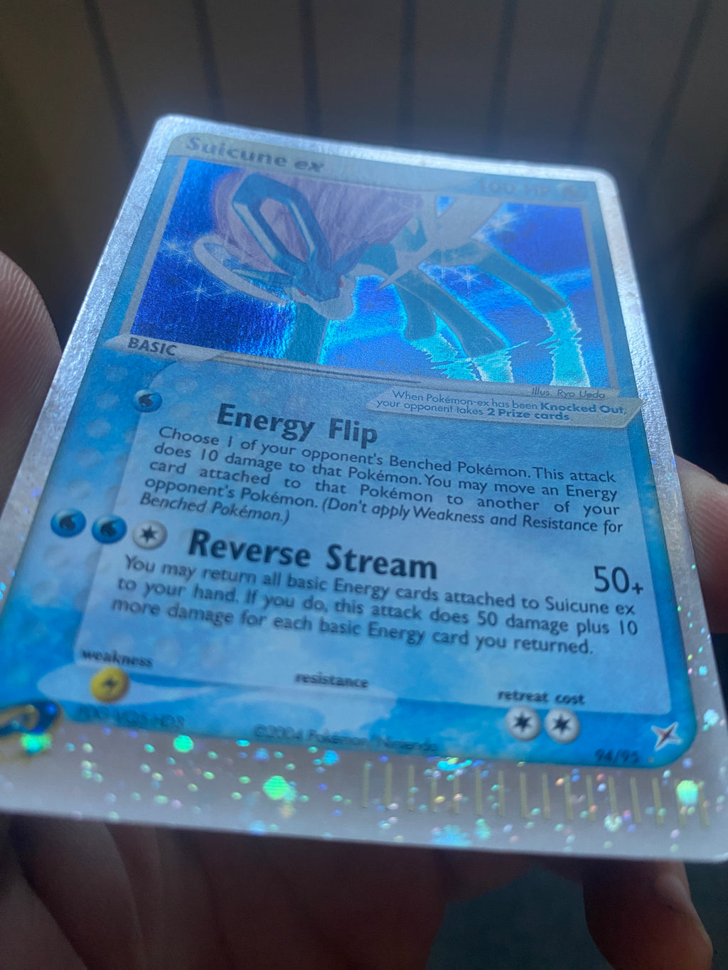 Suicune EX ENG 94/95 GOOD+ Legend Maker