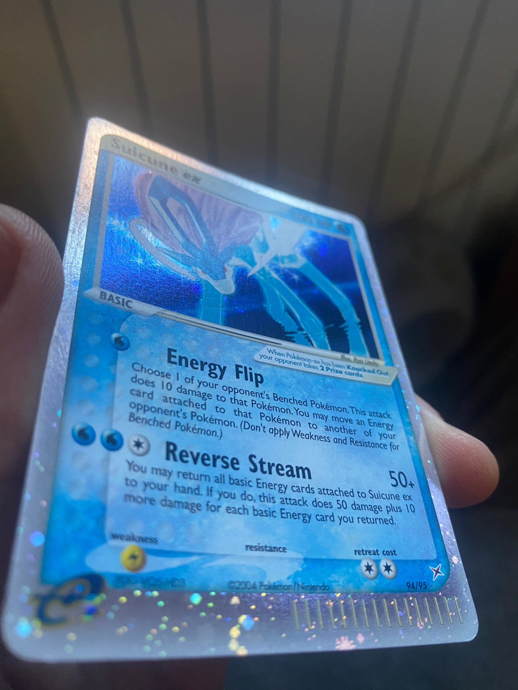 Suicune EX ENG 94/95 GOOD+ Legend Maker