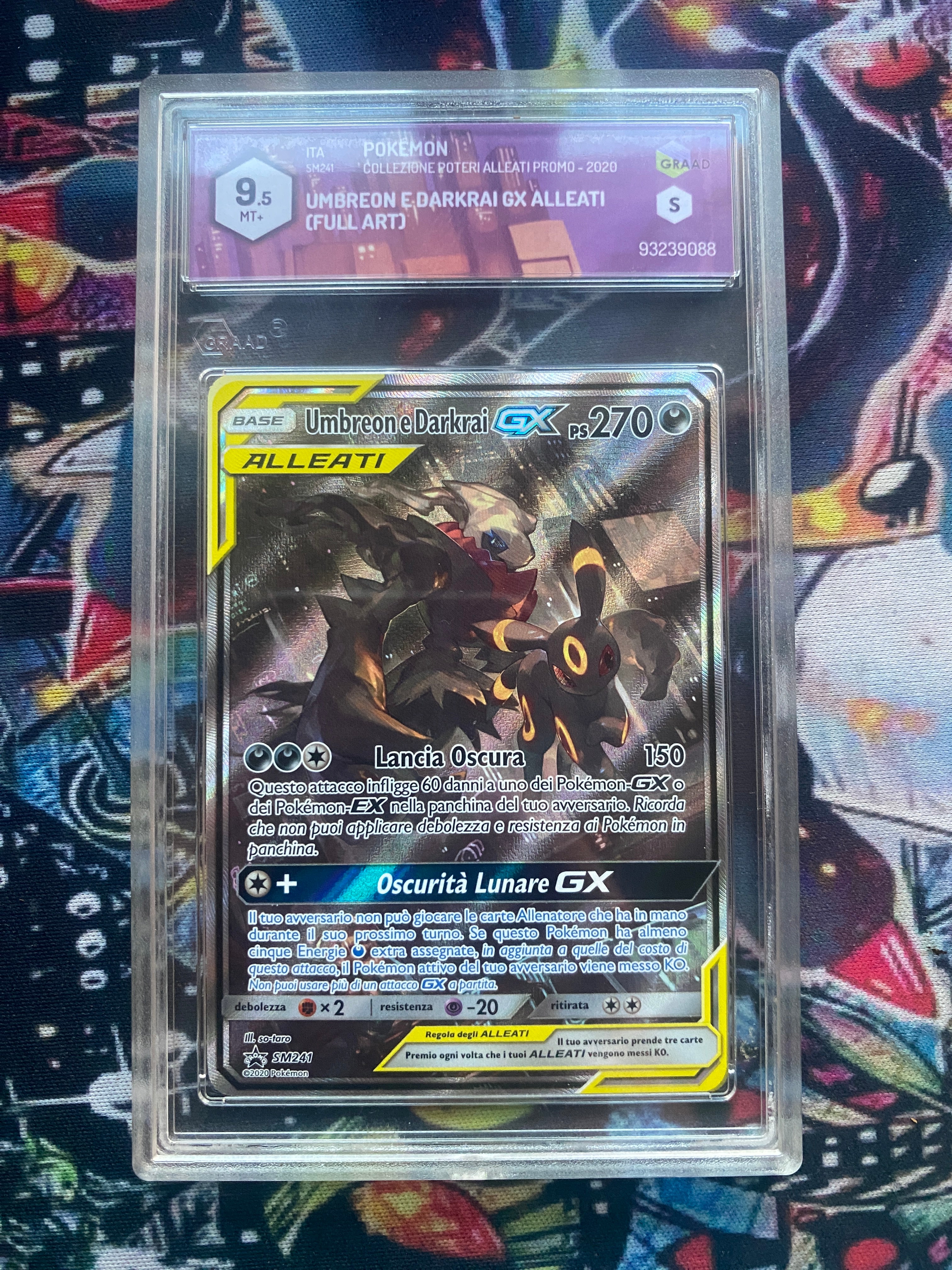 Umbreon & Darkrai GX Alleati 2020 ITA GRAAD 9.5