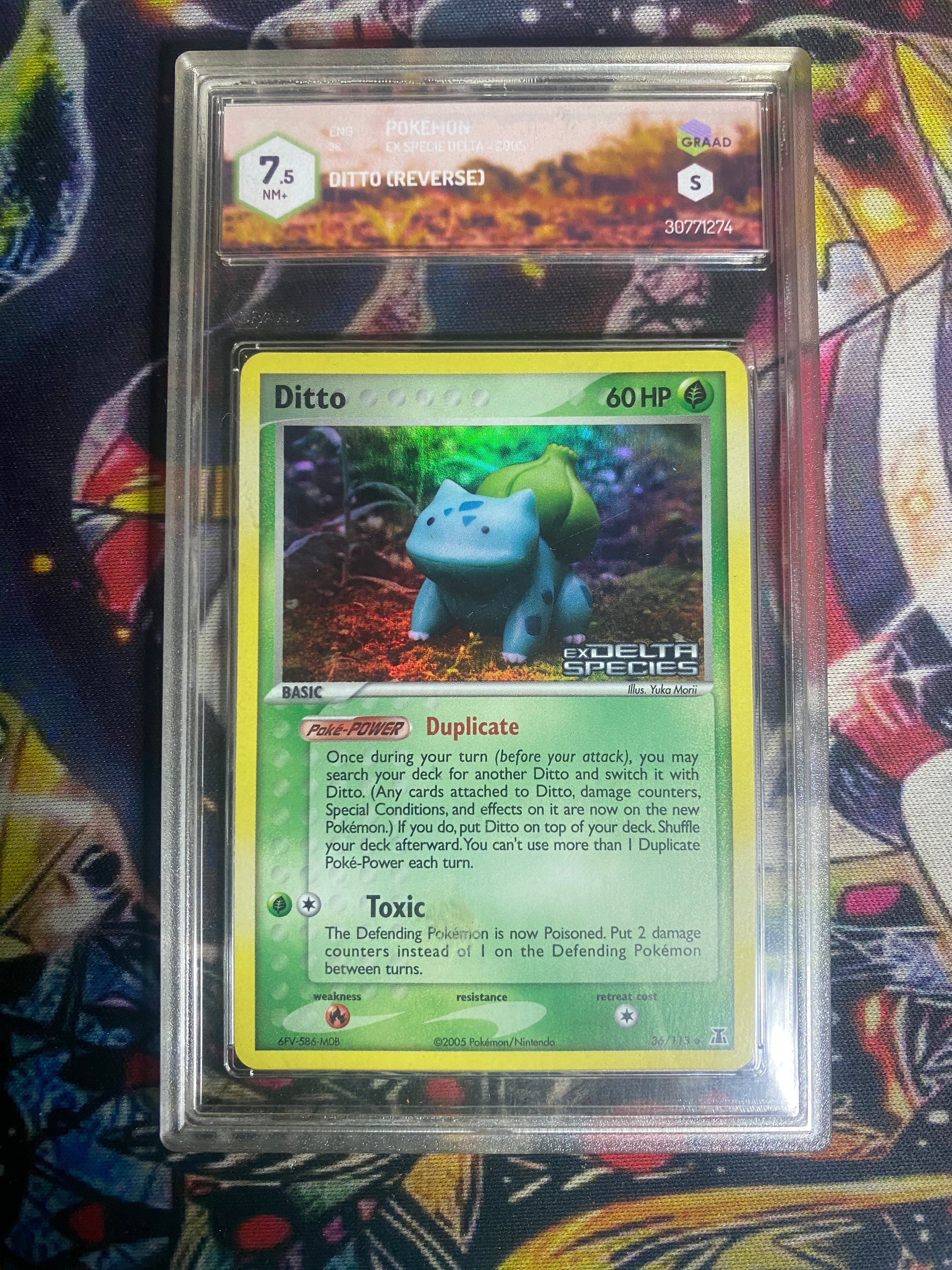 Ditto EX Specie Delta Stamped ENG GRAAD 7.5