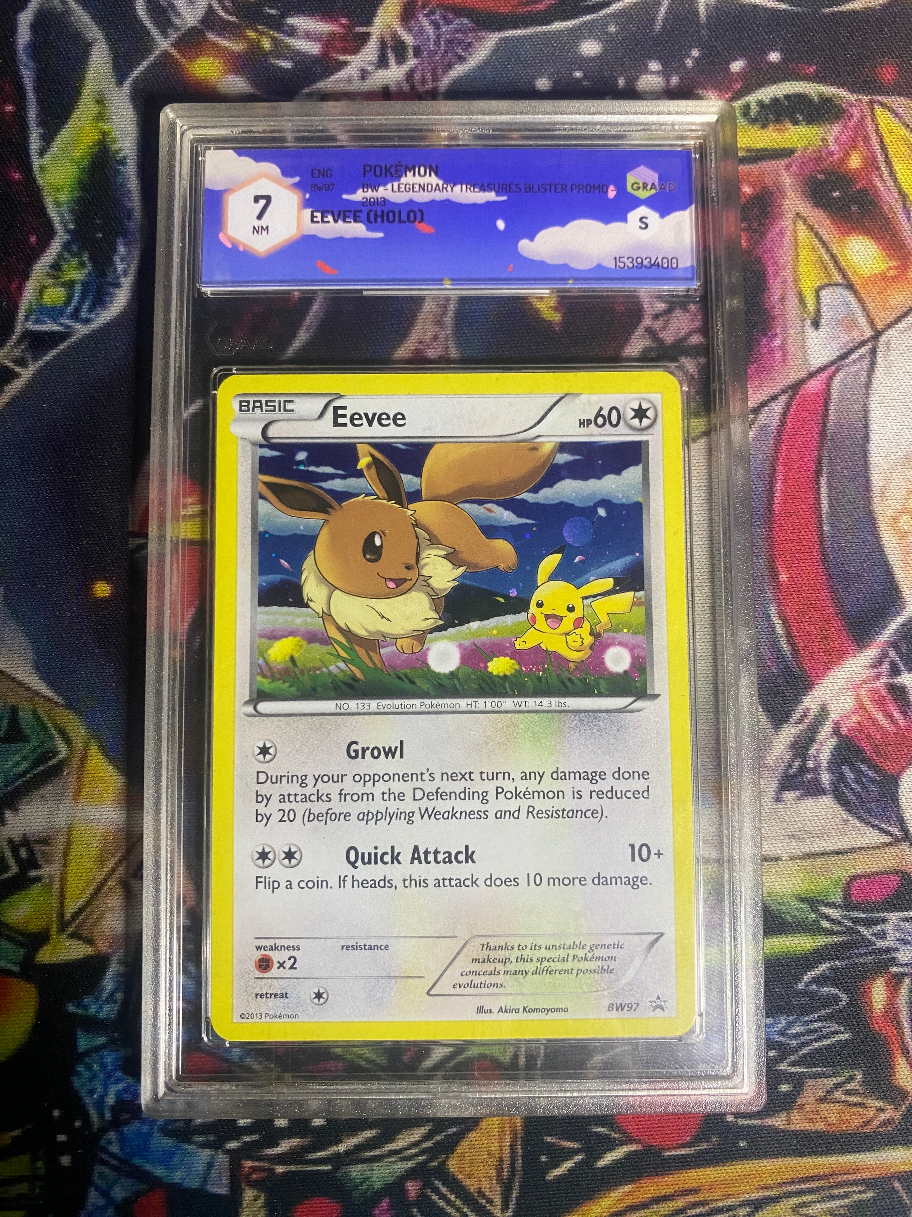 Eevee BW Legendary Treasures 2013 Promo GRAAD 7