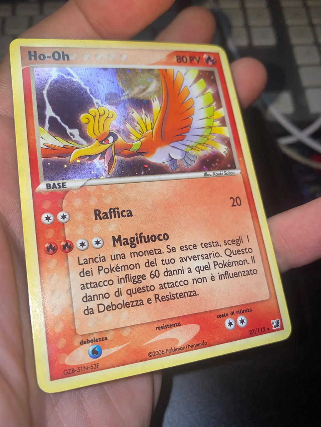 Ho-Oh 27/115 Holo ITA EX- Neo Destiny