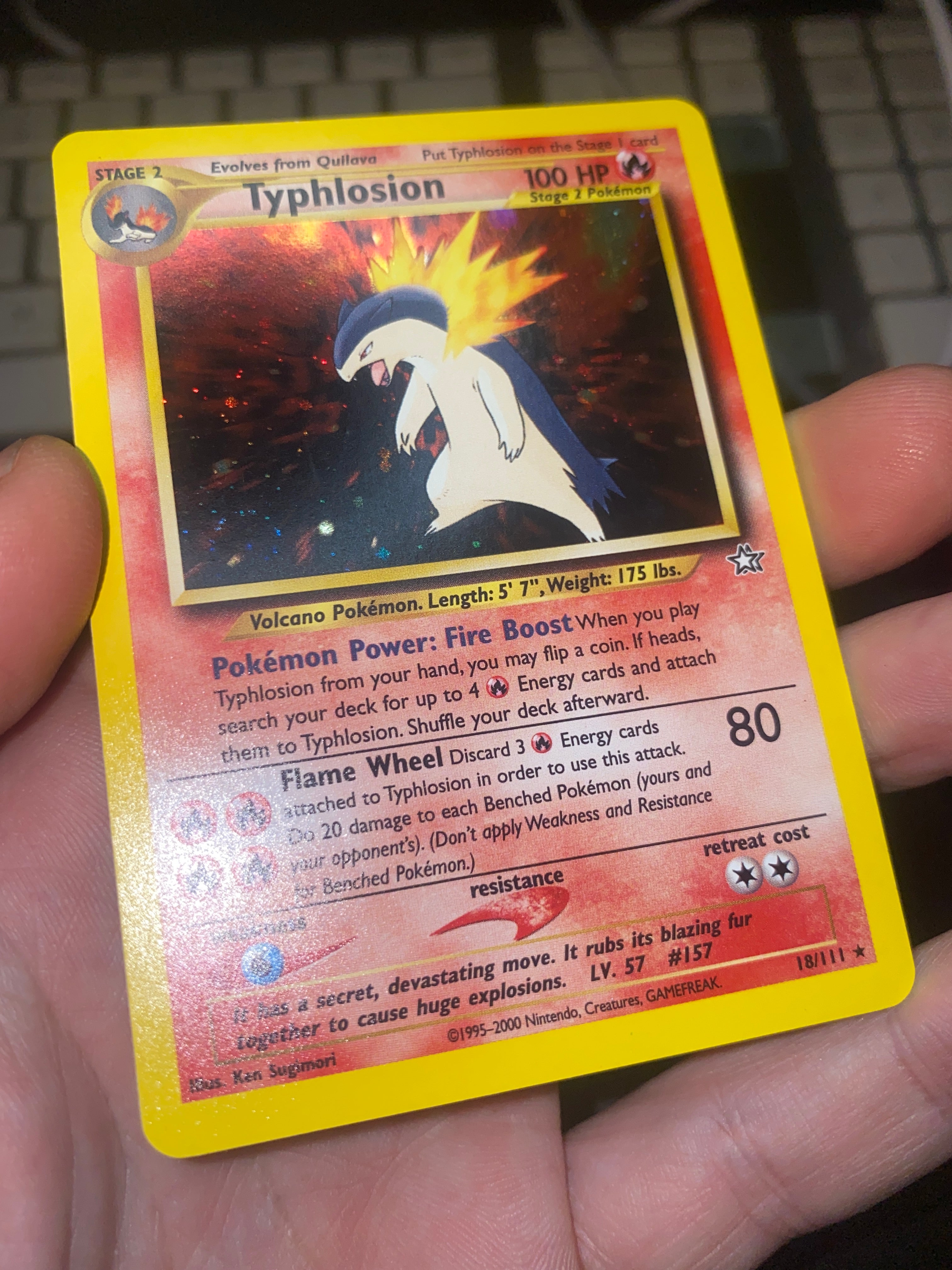 Typhlosion Neo Genesis 18/111 ENG EX