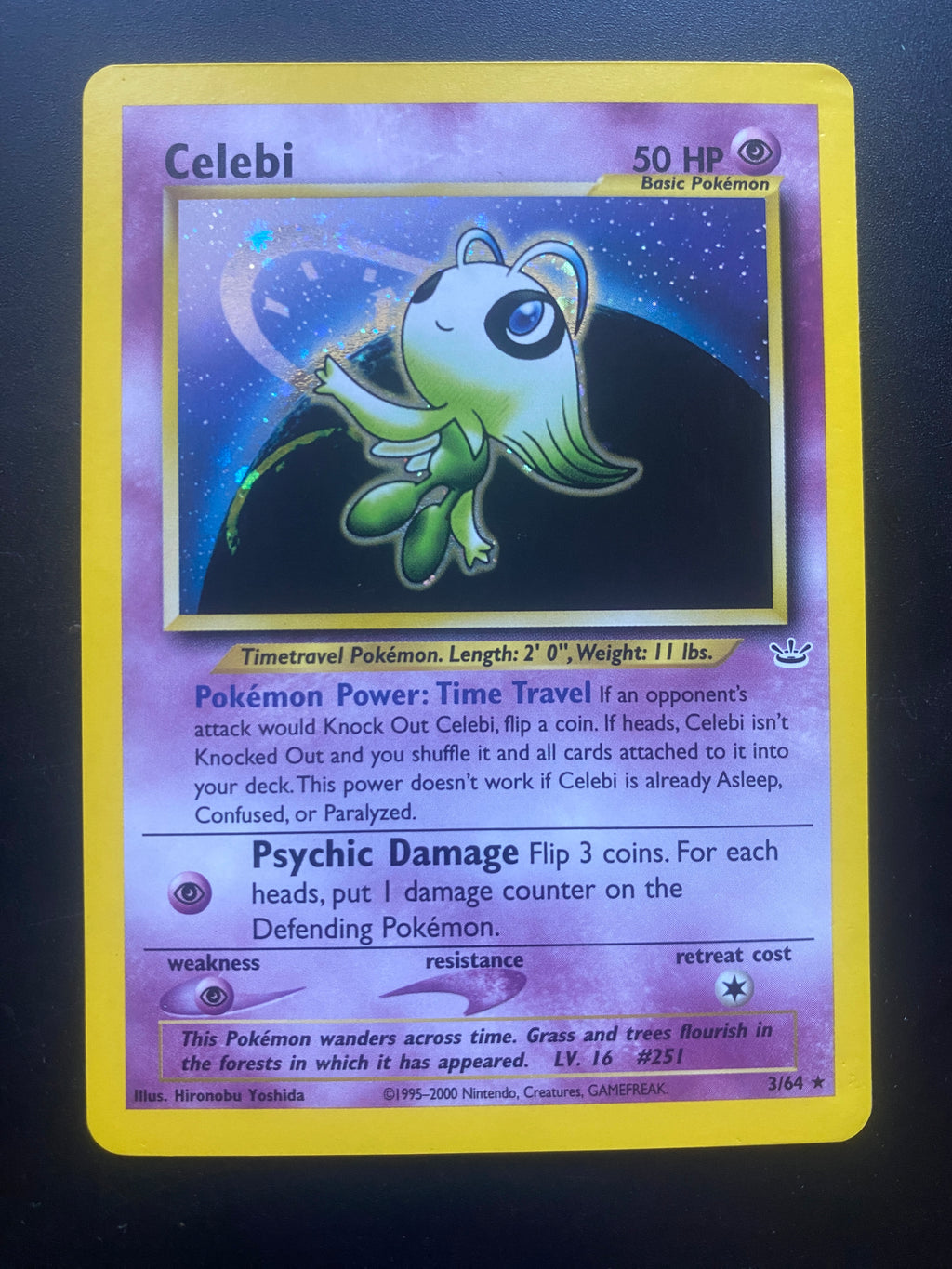 Celebi 3/64 Holo ENG EX+ Neo Revelation