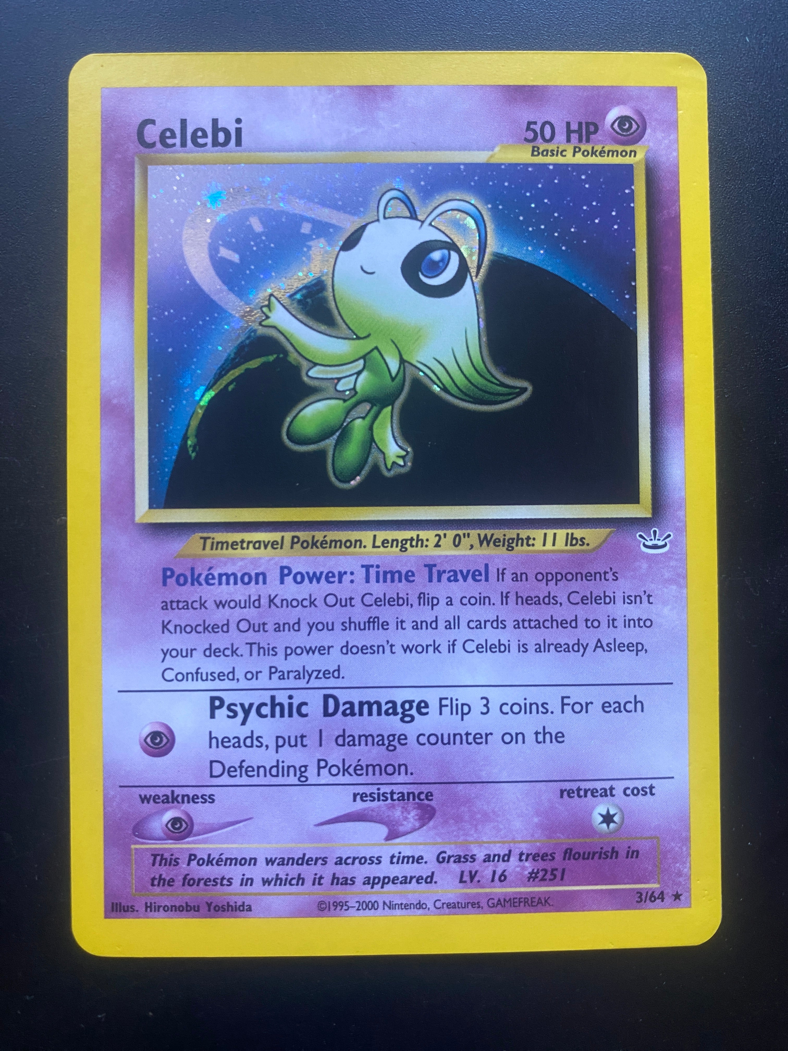 Celebi 3/64 Holo ENG EX+ Neo Revelation