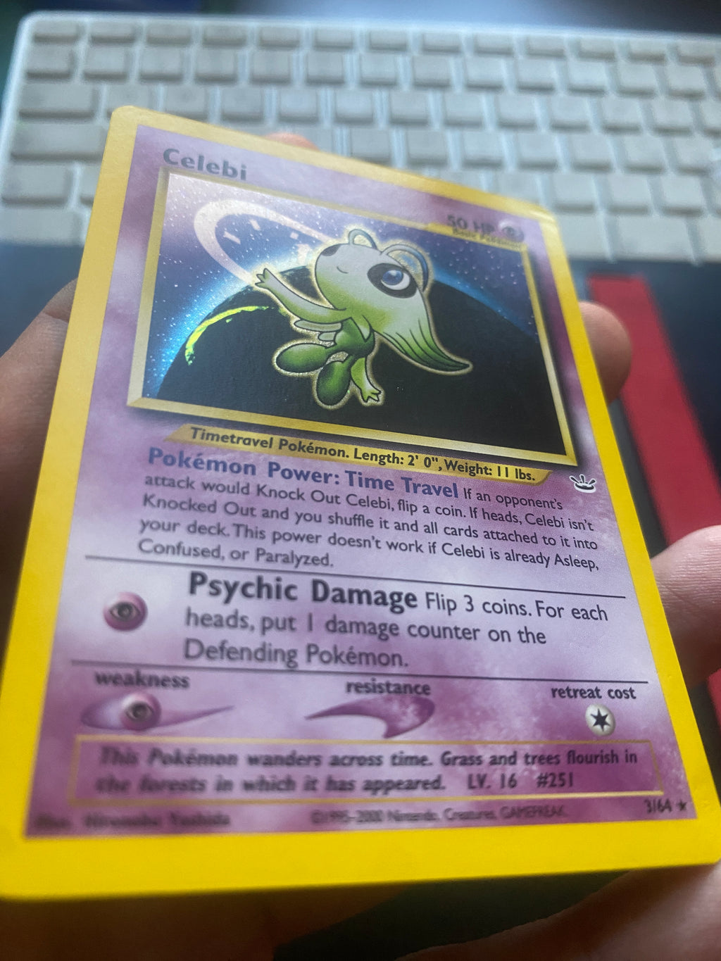 Celebi 3/64 Holo ENG EX+ Neo Revelation