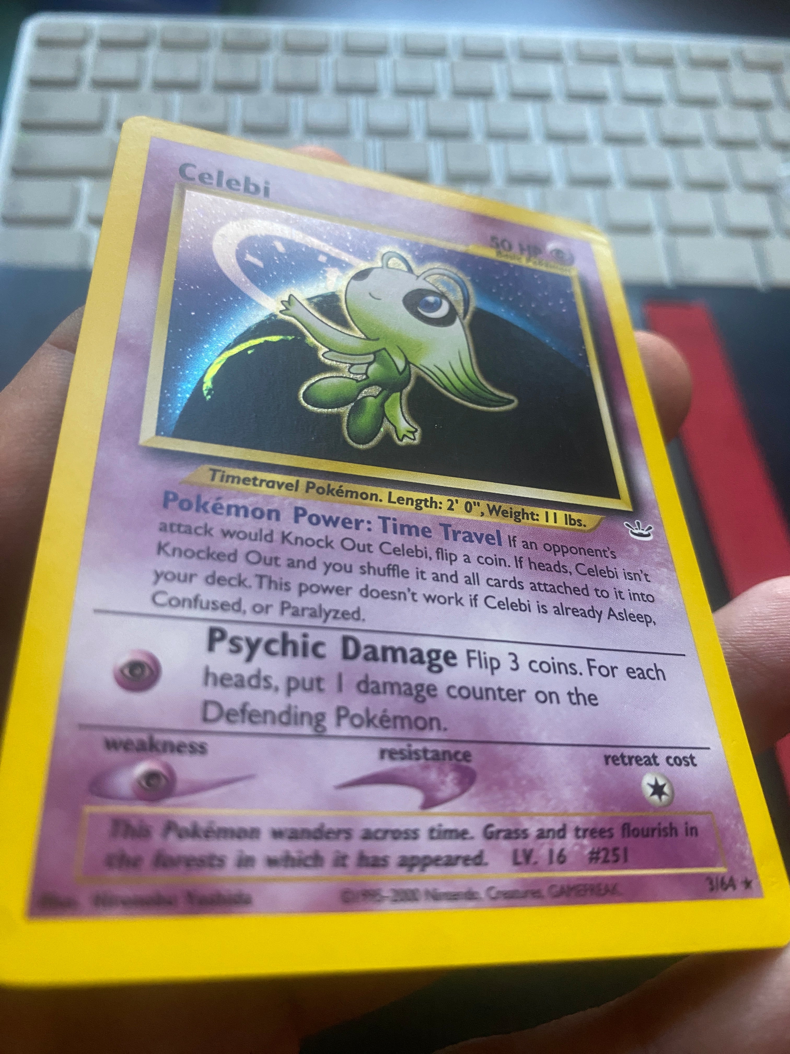 Celebi 3/64 Holo ENG EX+ Neo Revelation
