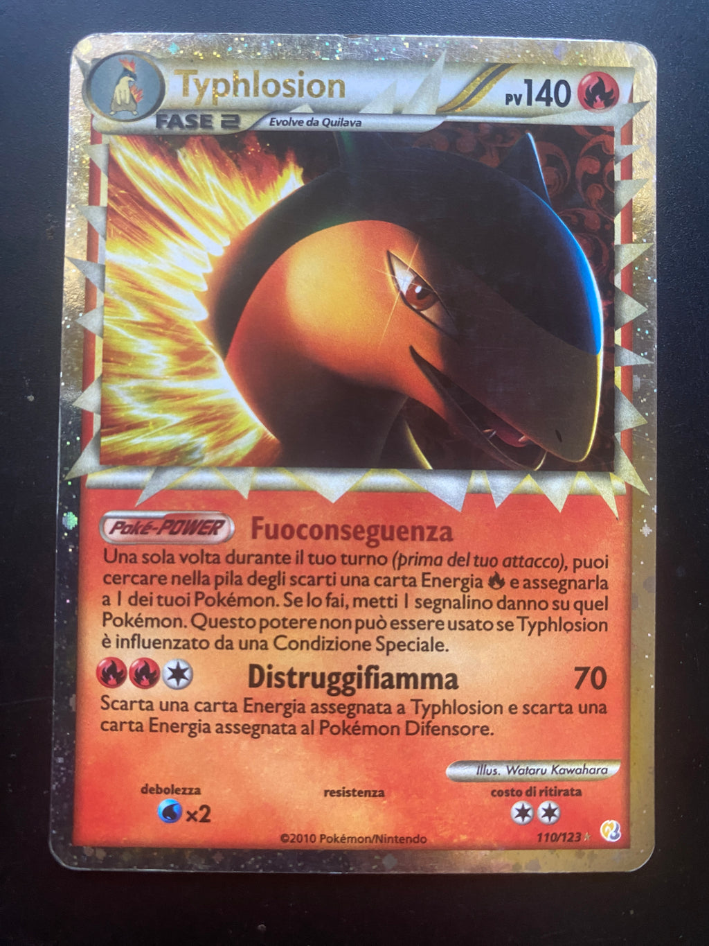 Typhlosion Prime 119/123 ITA EX+ HeartGold SoulSilver