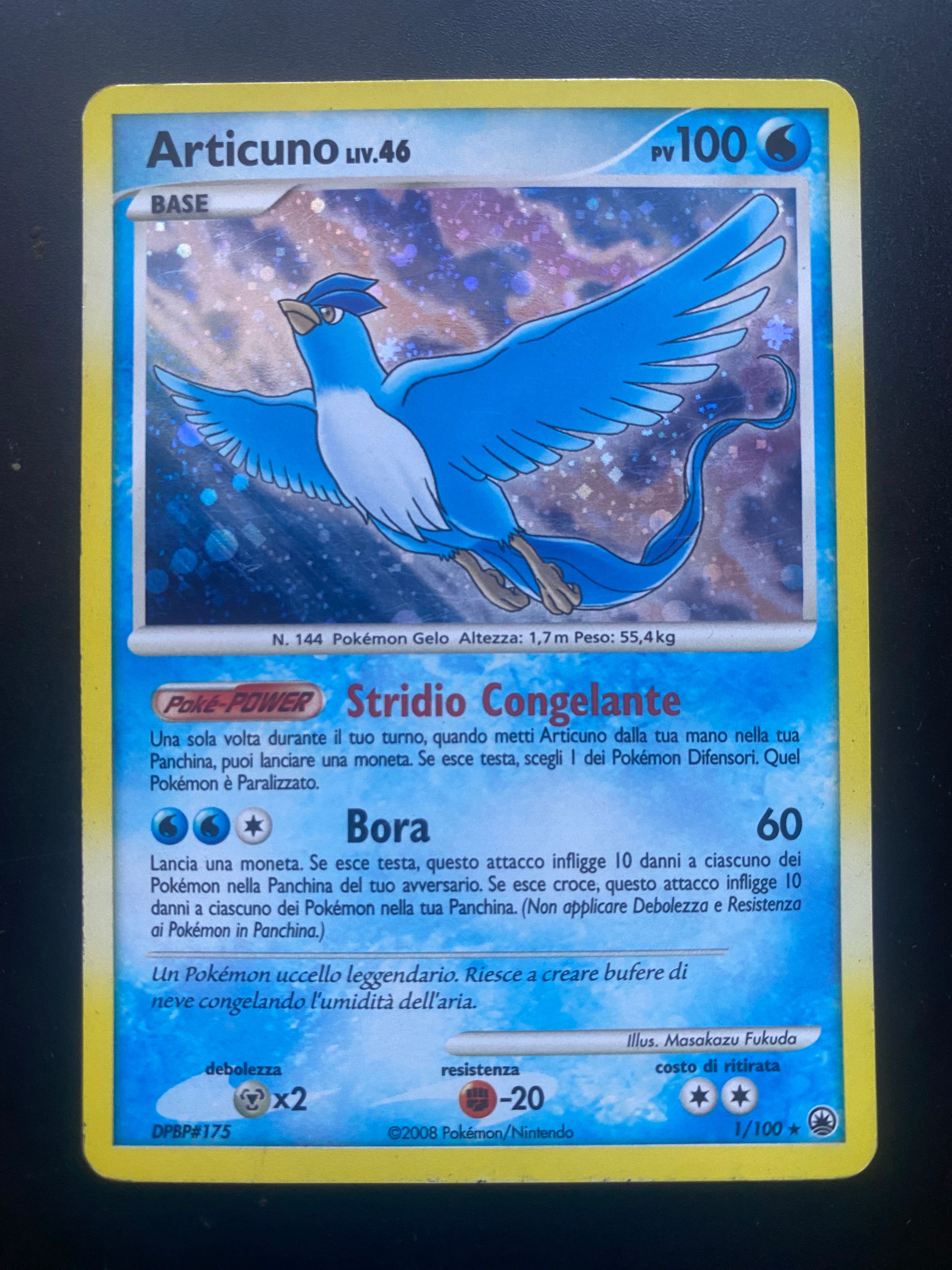 Articuno Lv.46 Holo ITA EX+ Set Base