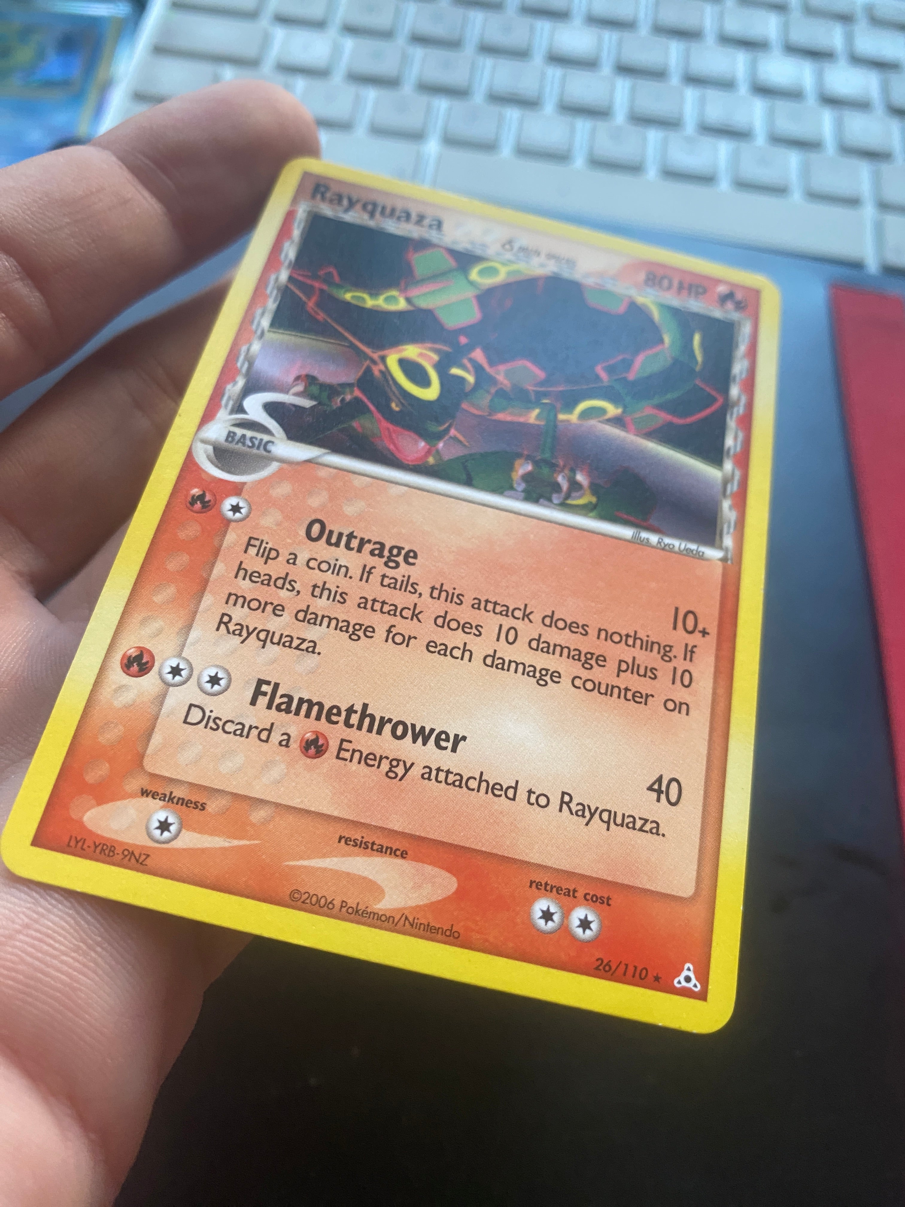 Rayquaza Specie Delta No Holo 26/110 ENG Near Mint