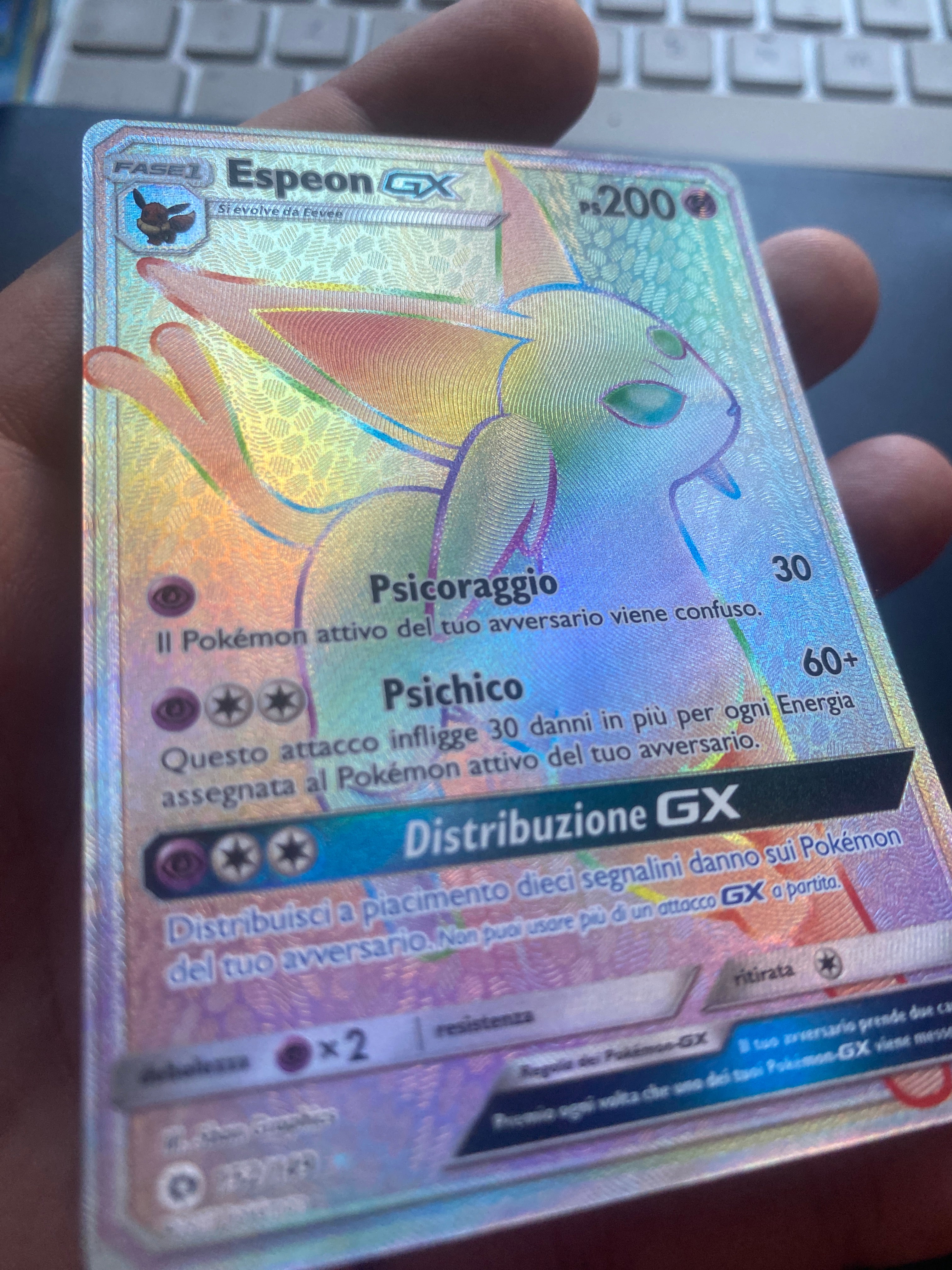 Espeon GX 152/149 ITA Near Mint Secret Rare