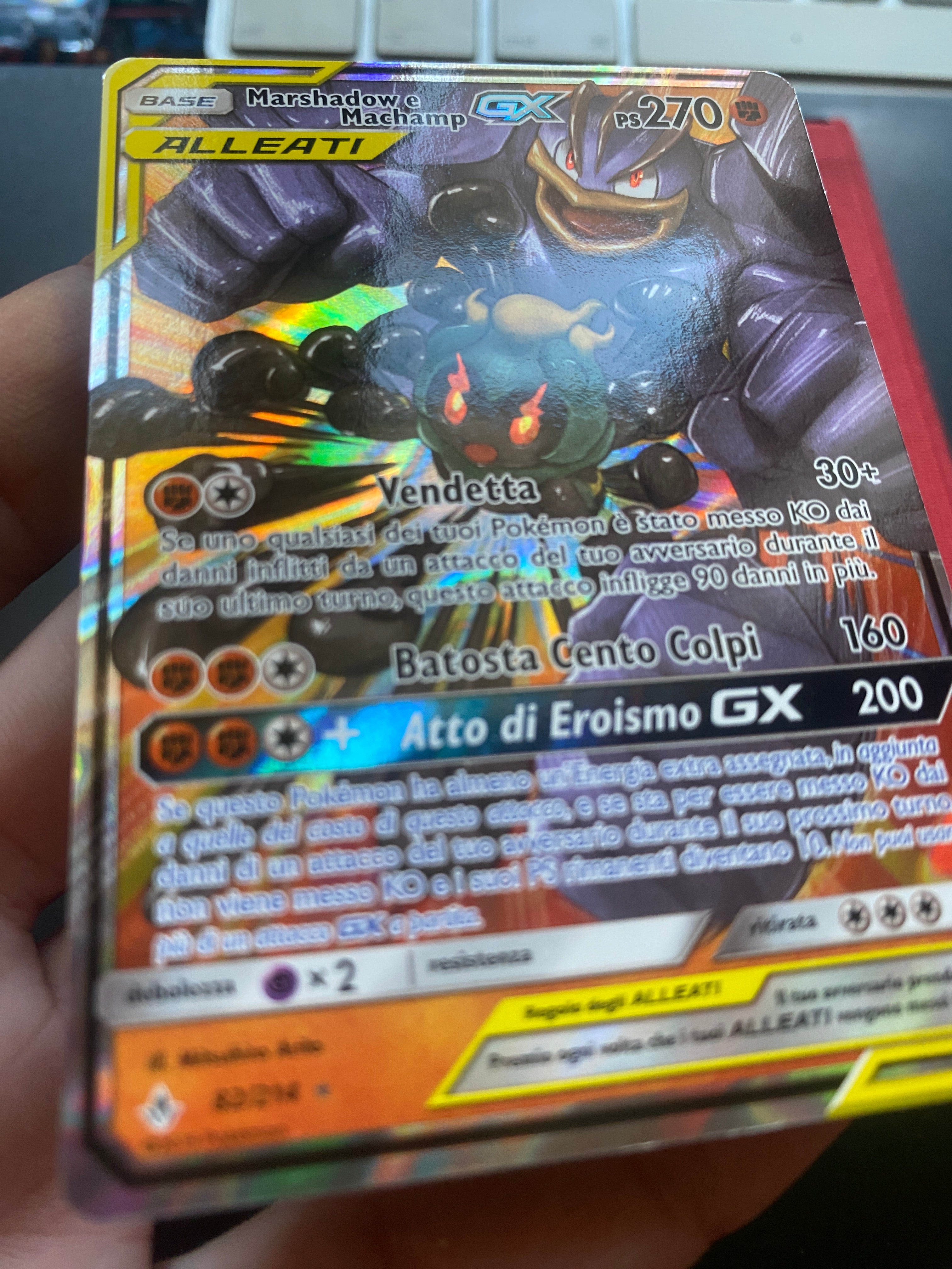 Marshadow & Machamp GX ITA Near Mint Alleati