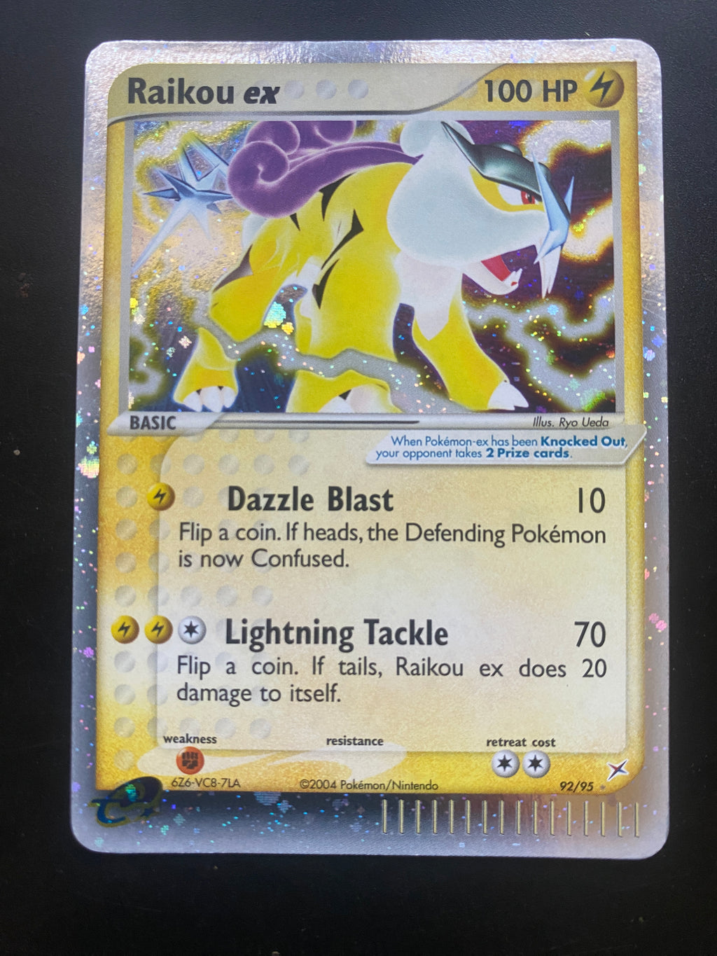 Raikou EX ENG 92/95 GOOD+ Legend Maker
