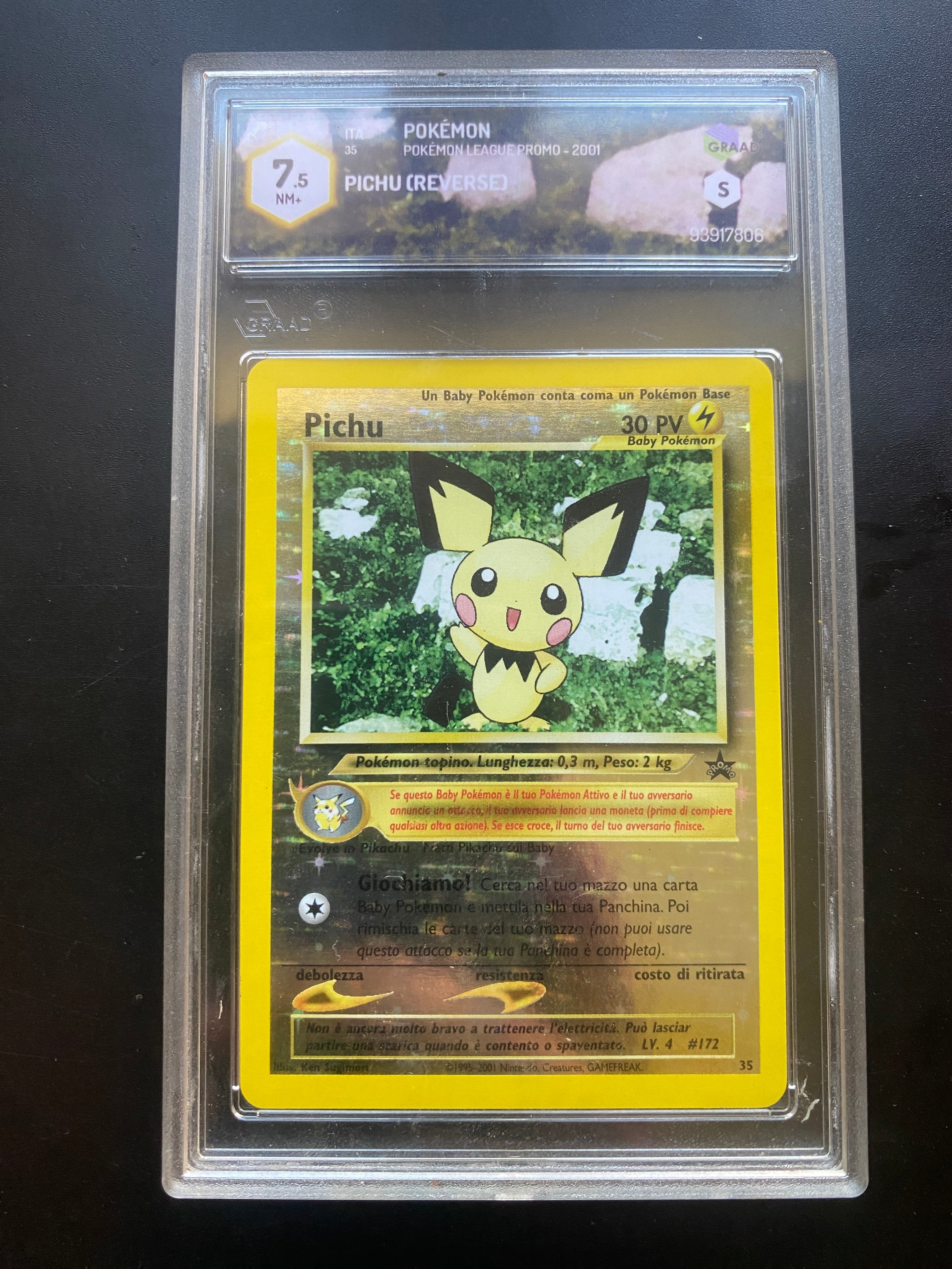 Pichu Promo ITA 2001 GRAAD 7.5