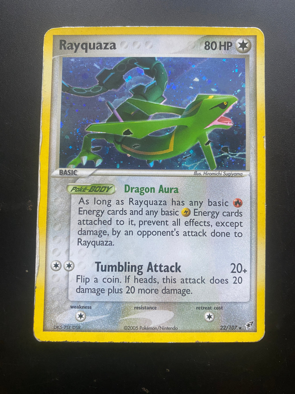 Rayquaza Holo 22/107 ENG Lightly Played