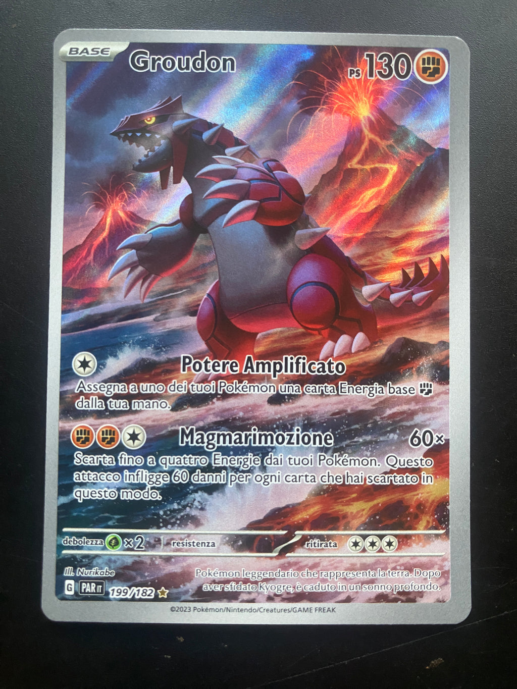 Groudon ITA Near Mint (Stampa Decentrata)