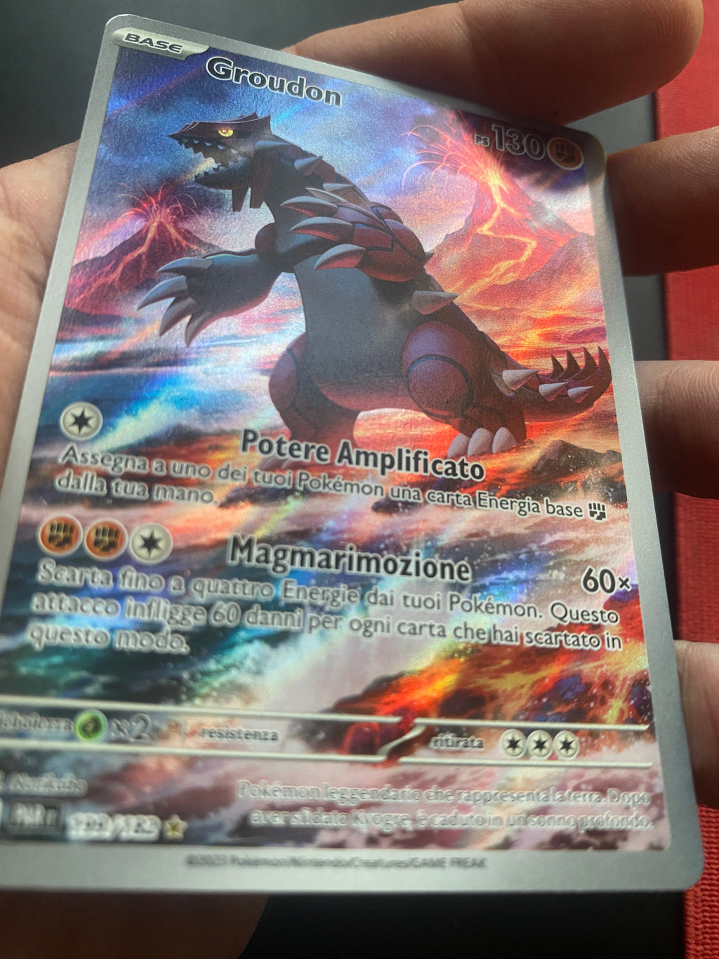 Groudon ITA Near Mint (Stampa Decentrata)