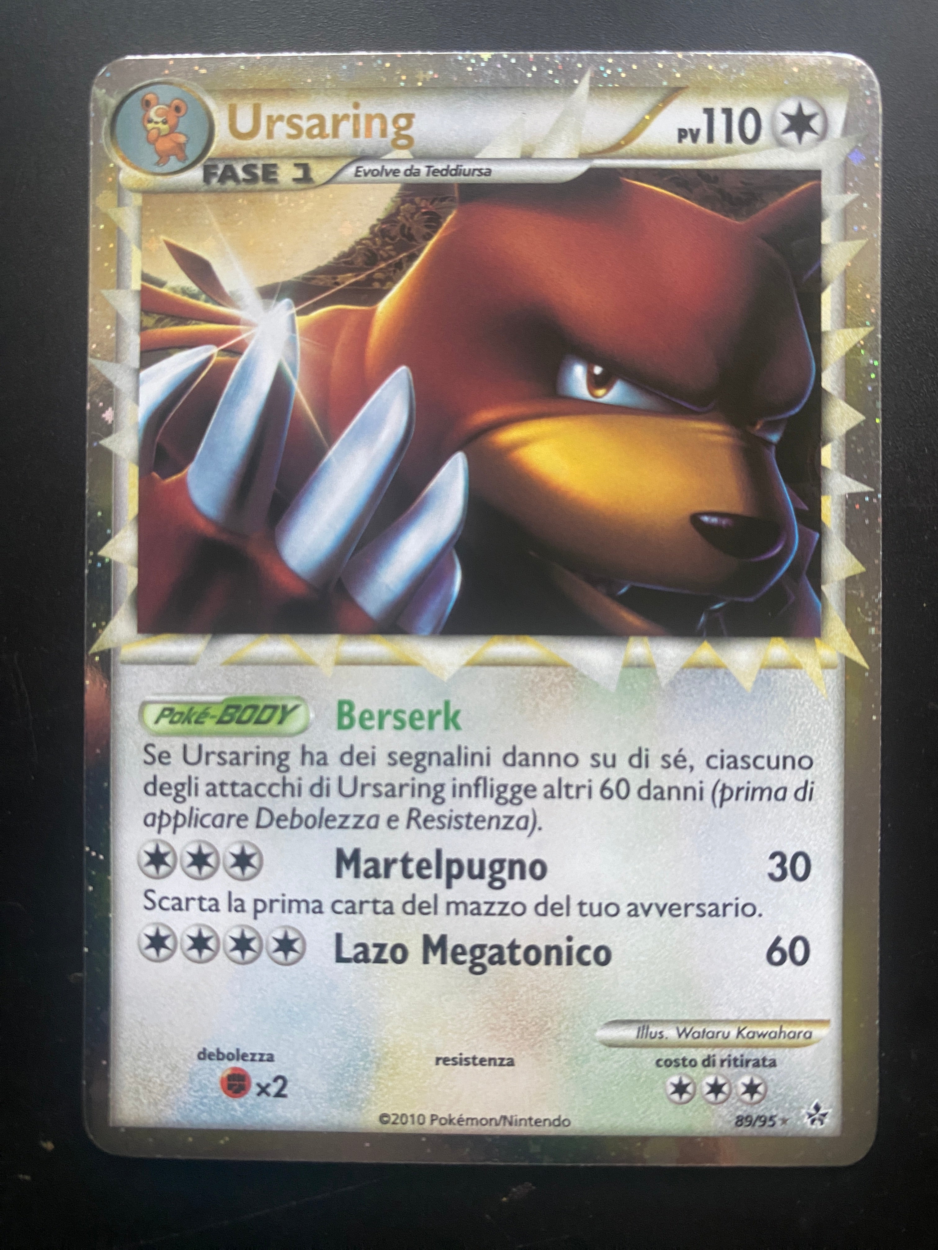 Ursaring Prime ITA EX HeartGold SoulSilver